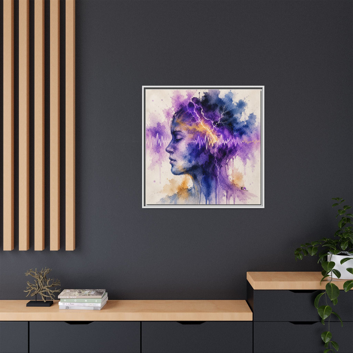 The Space Between Sparks Canvas Wall Art - Decor, Artwork, Prints - EpiAl's Shop