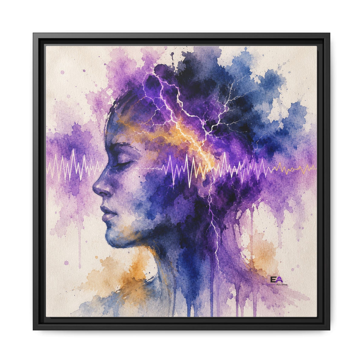 The Space Between Sparks Canvas Wall Art - Decor, Artwork, Prints - EpiAl's Shop