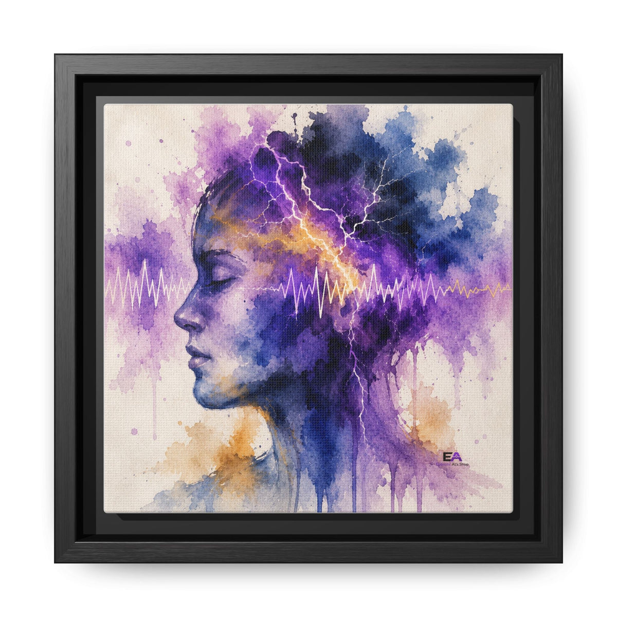 The Space Between Sparks Canvas Wall Art - Decor, Artwork, Prints - EpiAl's Shop