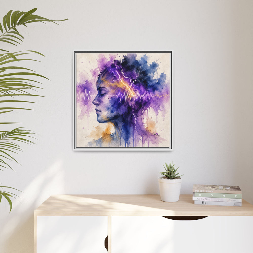 The Space Between Sparks Canvas Wall Art - Decor, Artwork, Prints - EpiAl's Shop