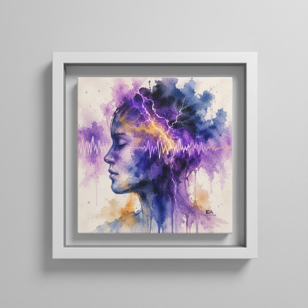 The Space Between Sparks Canvas Wall Art - Decor, Artwork, Prints - EpiAl's Shop