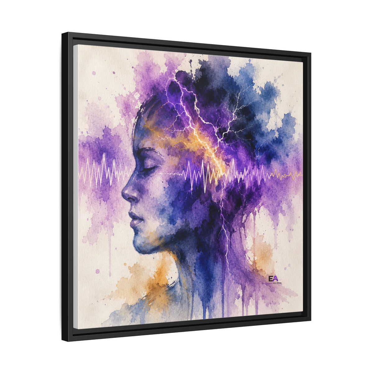 The Space Between Sparks Canvas Wall Art - Decor, Artwork, Prints - EpiAl's Shop