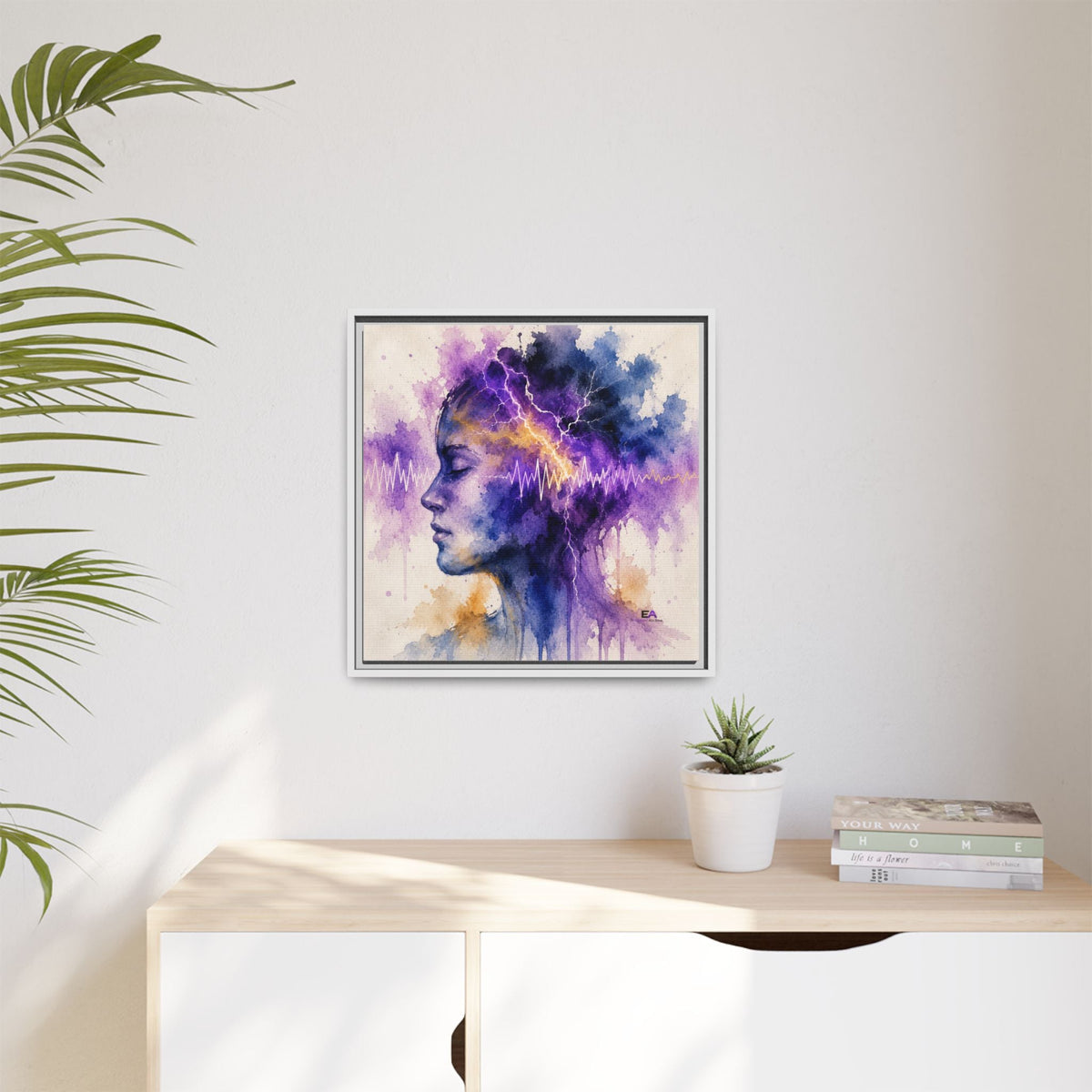 The Space Between Sparks Canvas Wall Art - Decor, Artwork, Prints - EpiAl's Shop