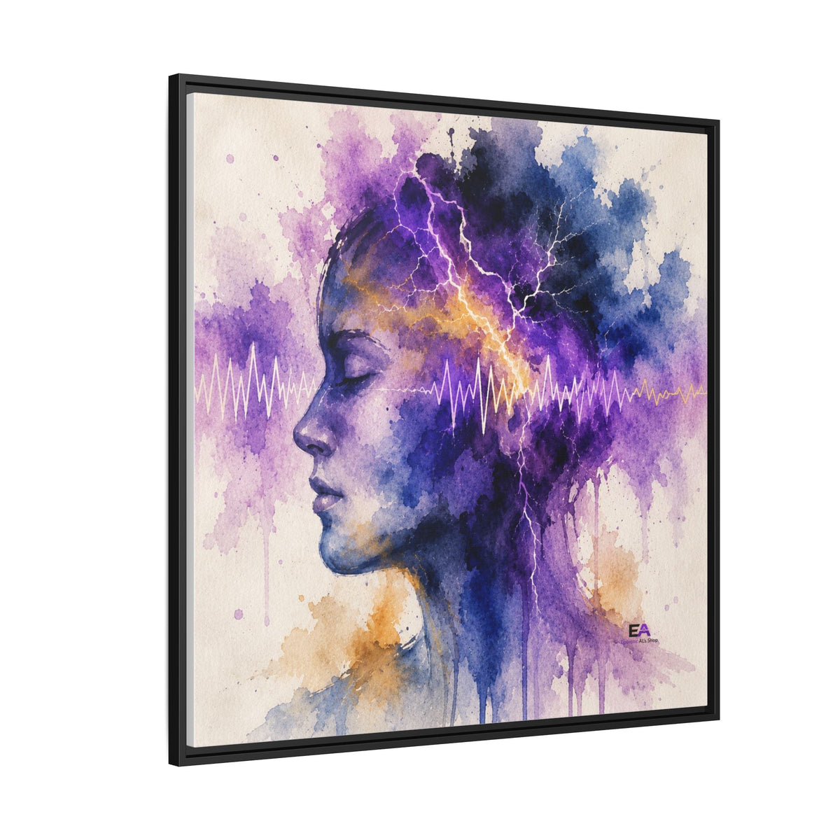 The Space Between Sparks Canvas Wall Art - Decor, Artwork, Prints - EpiAl's Shop