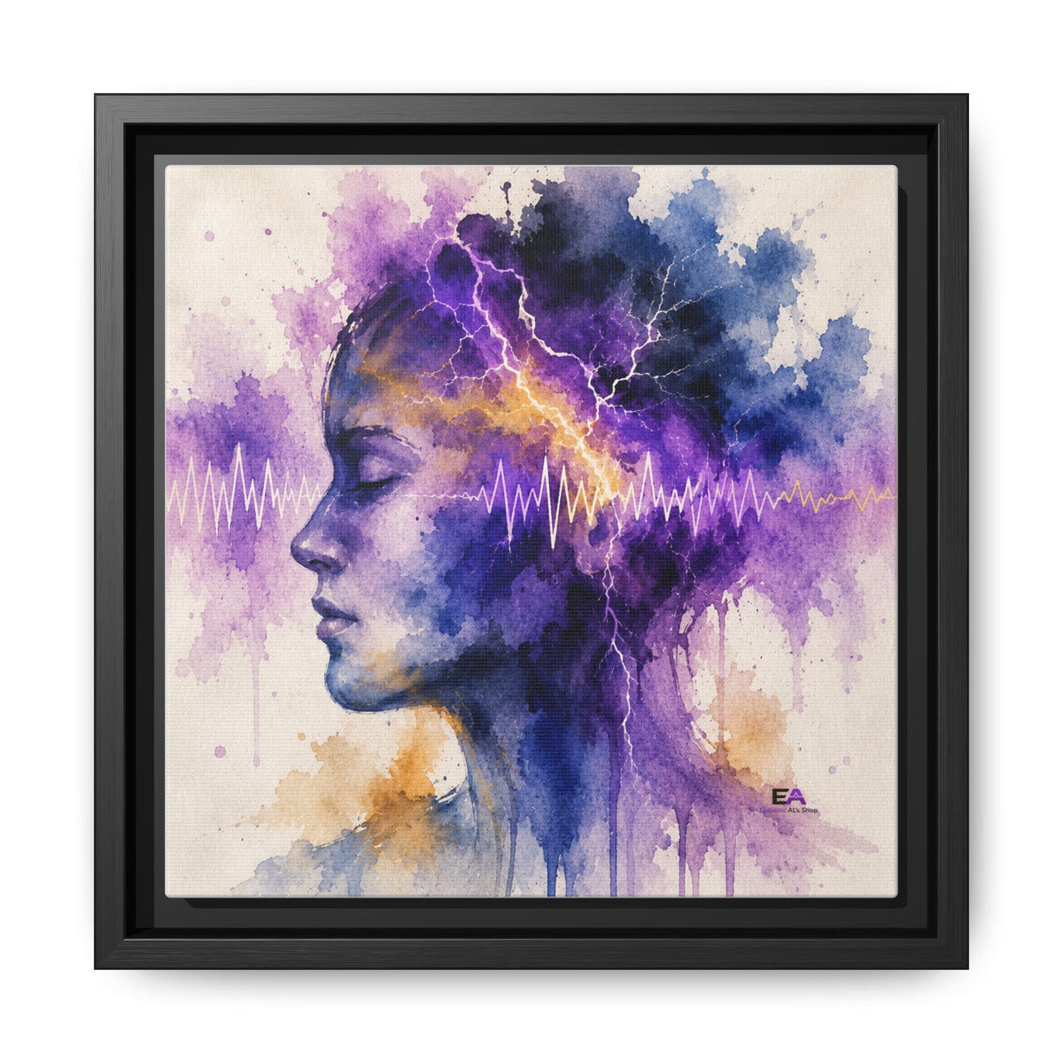 The Space Between Sparks Canvas Wall Art - Decor, Artwork, Prints - EpiAl's Shop
