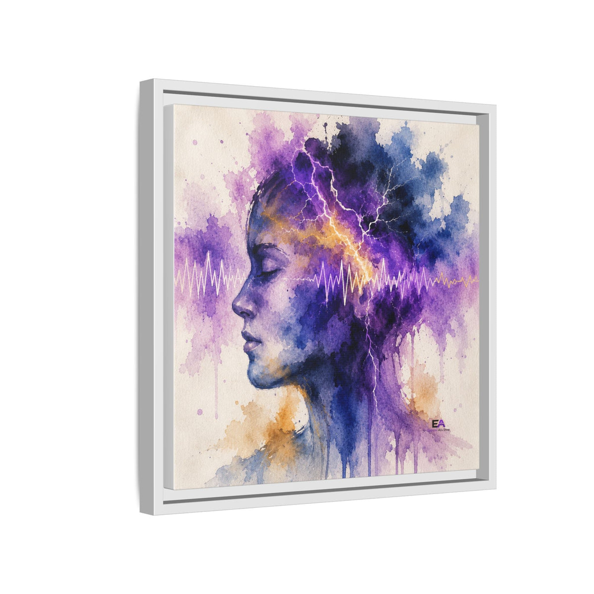 The Space Between Sparks Canvas Wall Art - Decor, Artwork, Prints - EpiAl's Shop