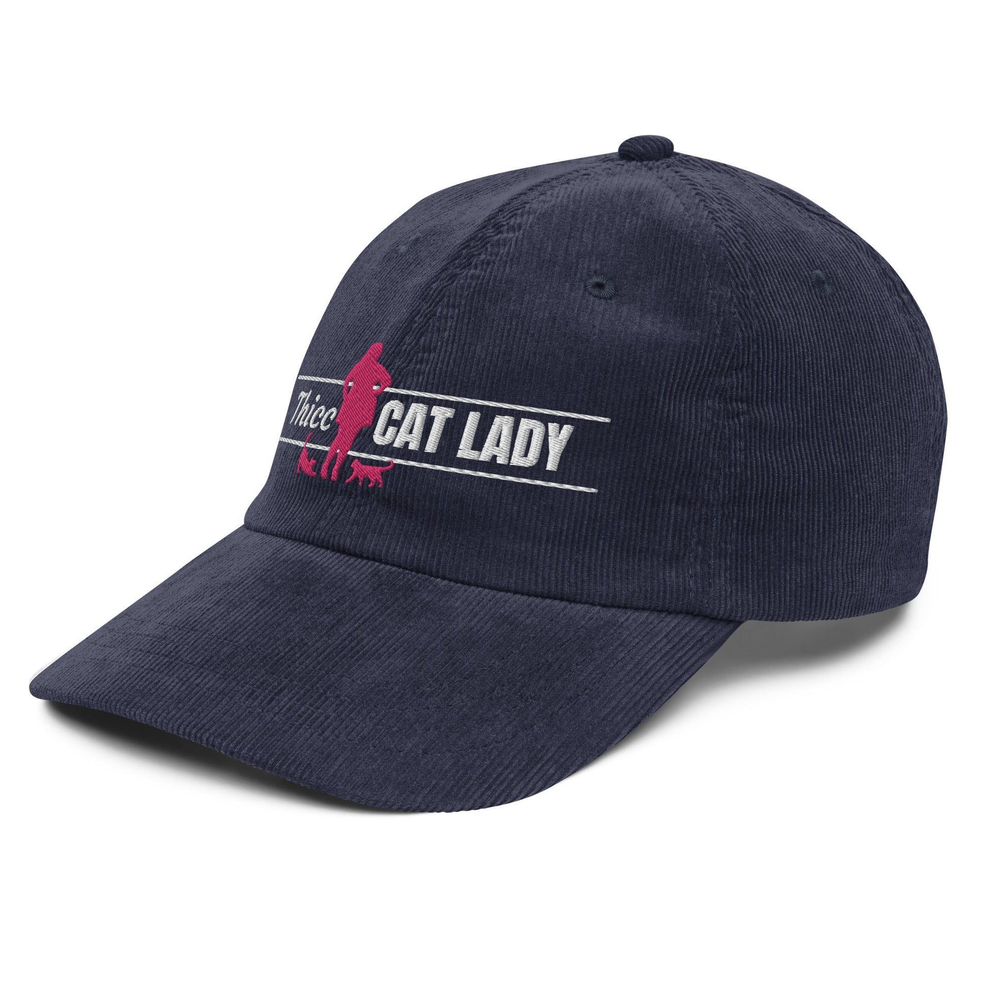Thicc Cat Lady Corduroy Hat - Hats - EpiAl's Shop