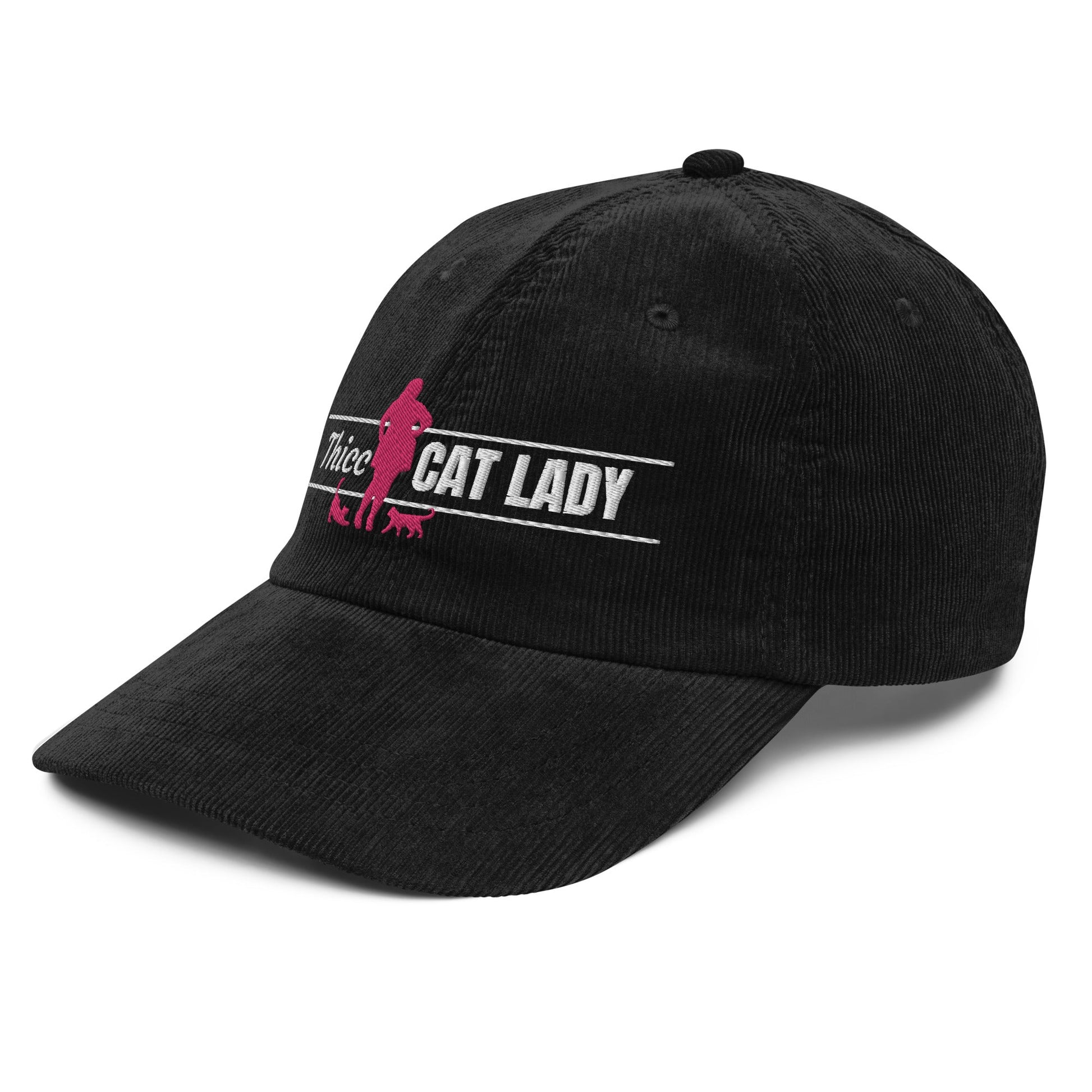 Thicc Cat Lady Corduroy Hat - Hats - EpiAl's Shop