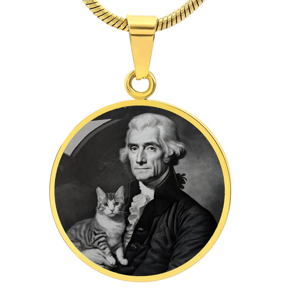 Thomas Jefferson's Cat Necklace - EpiAl's Shop