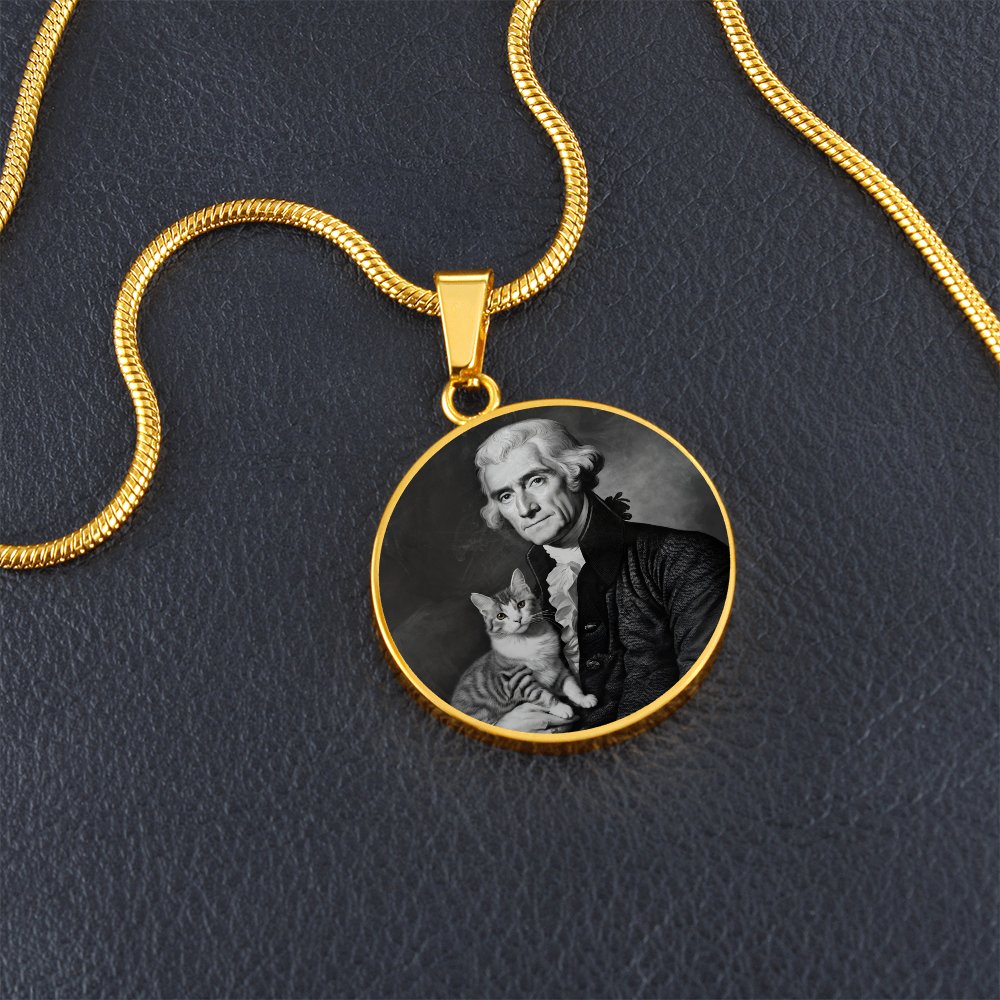 Thomas Jefferson's Cat Necklace - Jewelry - Epileptic Al’s Shop