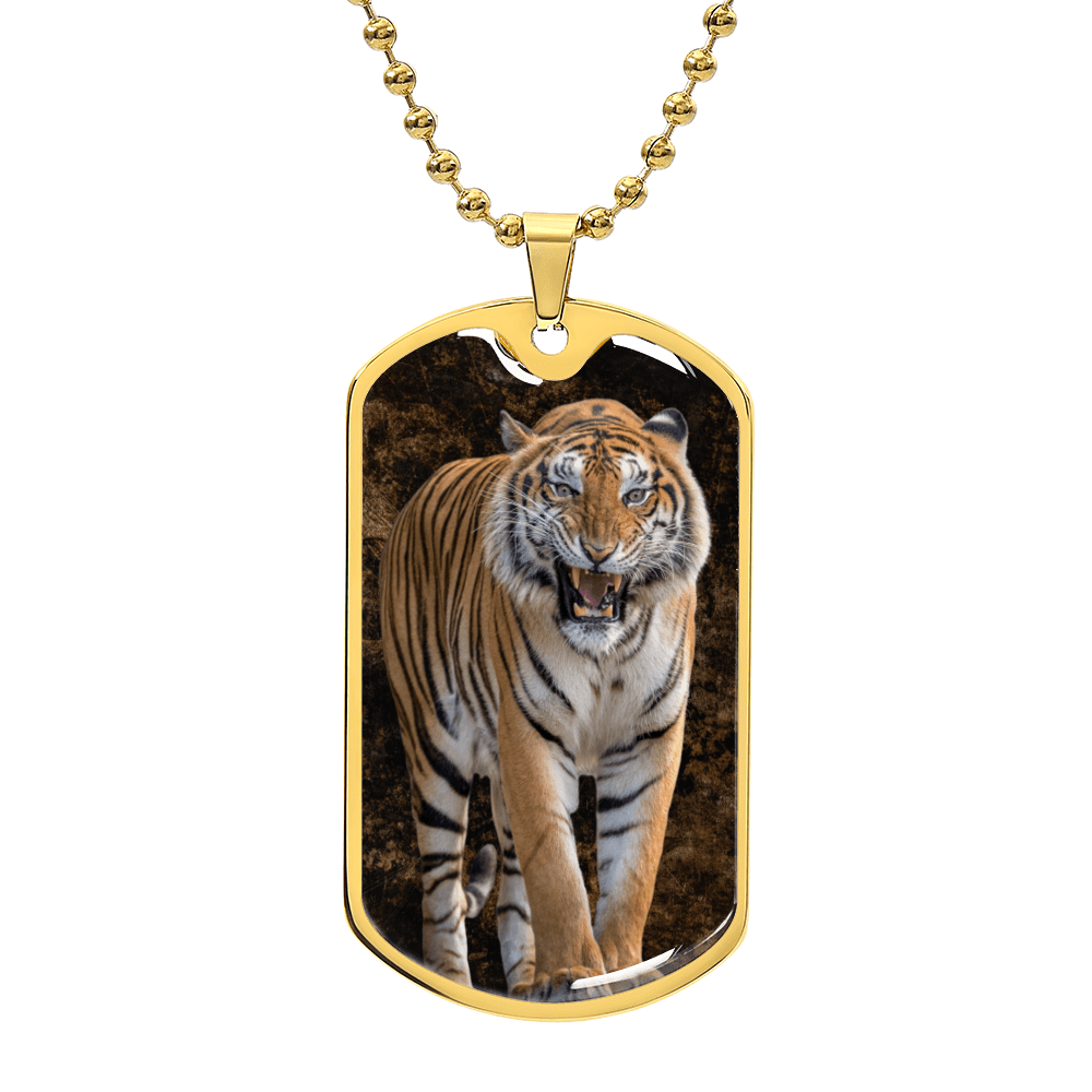Threatening Tiger Necklace - Jewelry, Necklaces - EpiAl's Shop