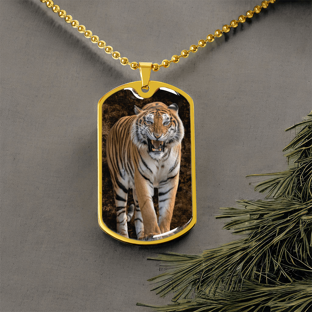 Threatening Tiger Necklace - Jewelry, Necklaces - EpiAl's Shop