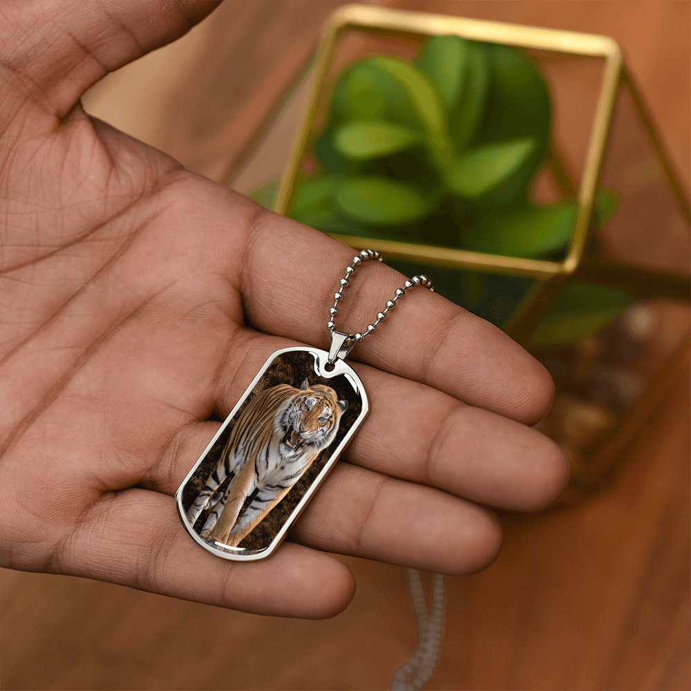 Threatening Tiger Necklace - Jewelry, Necklaces - EpiAl's Shop