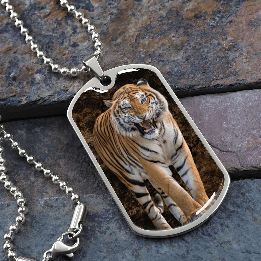 Threatening Tiger Necklace - Jewelry, Necklaces - EpiAl's Shop