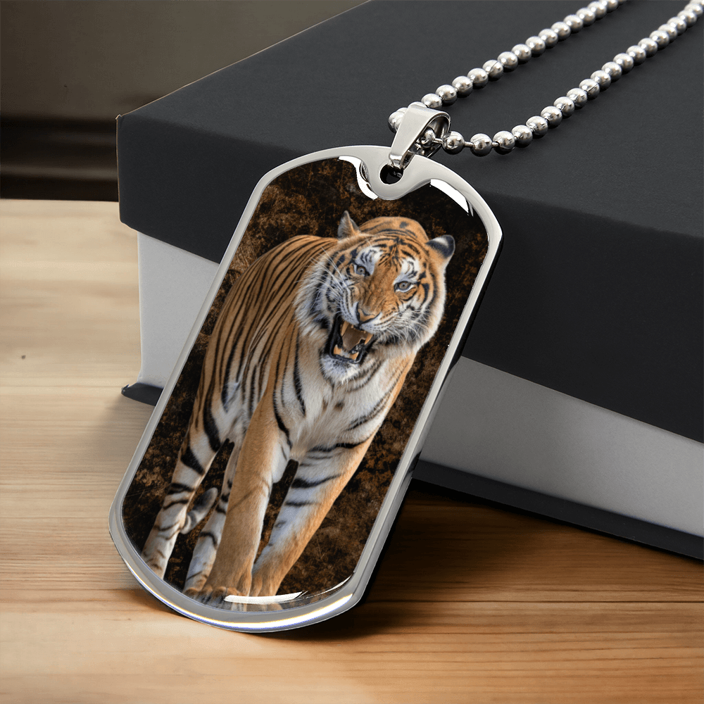 Threatening Tiger Necklace - Jewelry, Necklaces - EpiAl's Shop