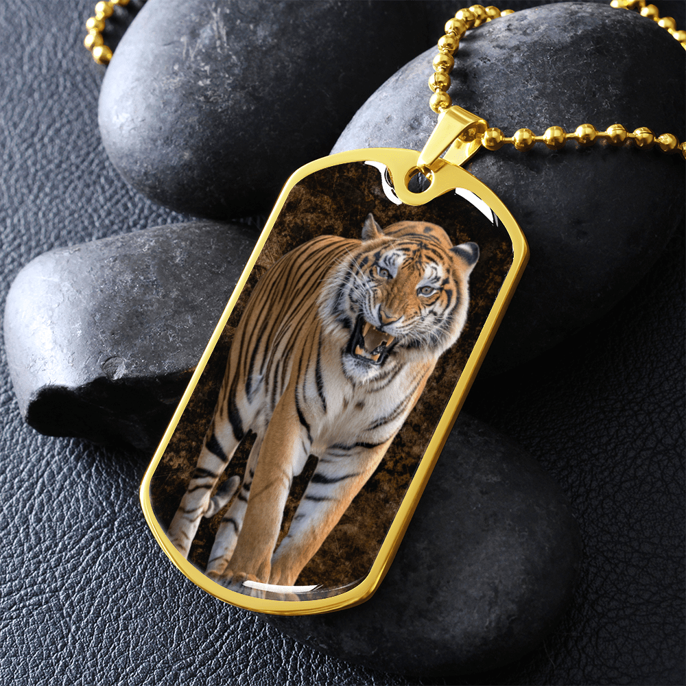 Threatening Tiger Necklace - Jewelry, Necklaces - EpiAl's Shop