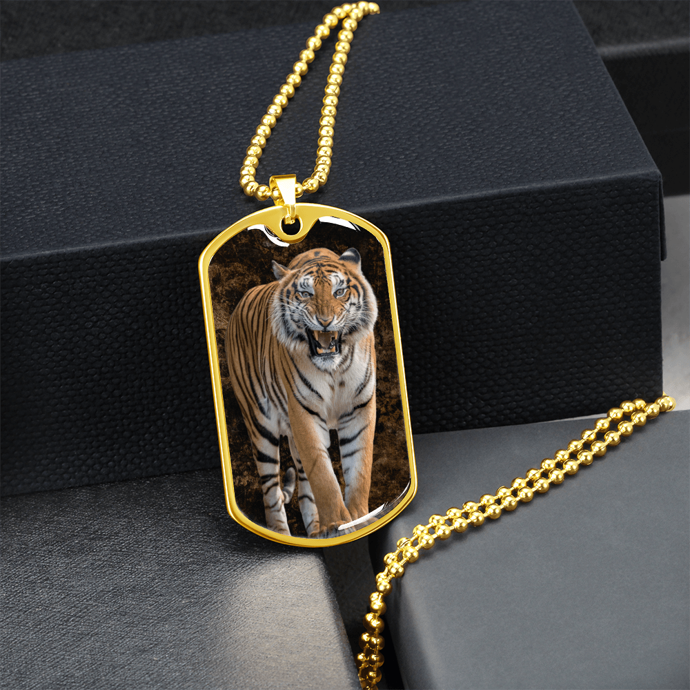 Threatening Tiger Necklace - Jewelry, Necklaces - EpiAl's Shop