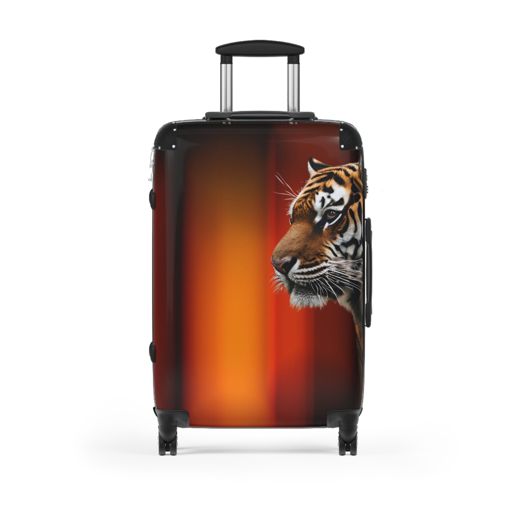 Tiger Print Suitcase - Stylish Travel Luggage for Adventurers - Bags, Suitcases - EpiAl's Shop