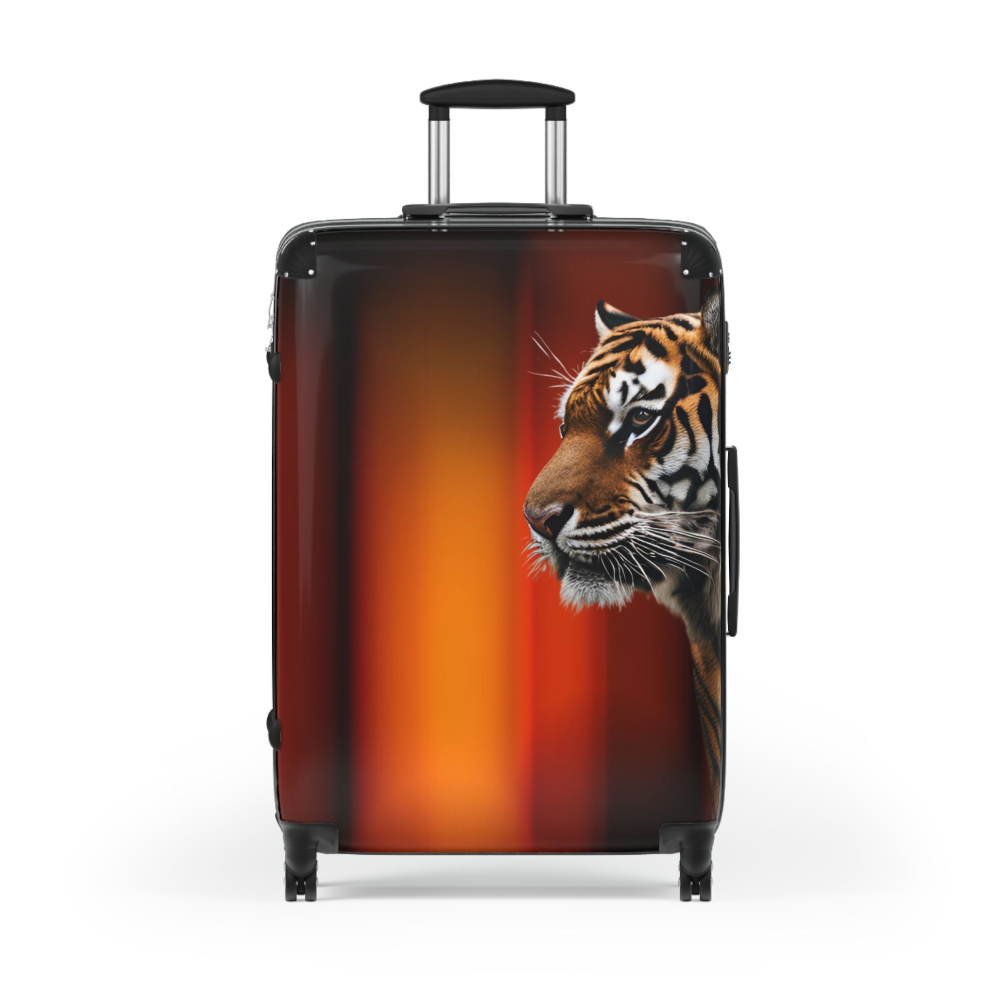 Tiger Print Suitcase - Stylish Travel Luggage for Adventurers - Bags, Suitcases - EpiAl's Shop