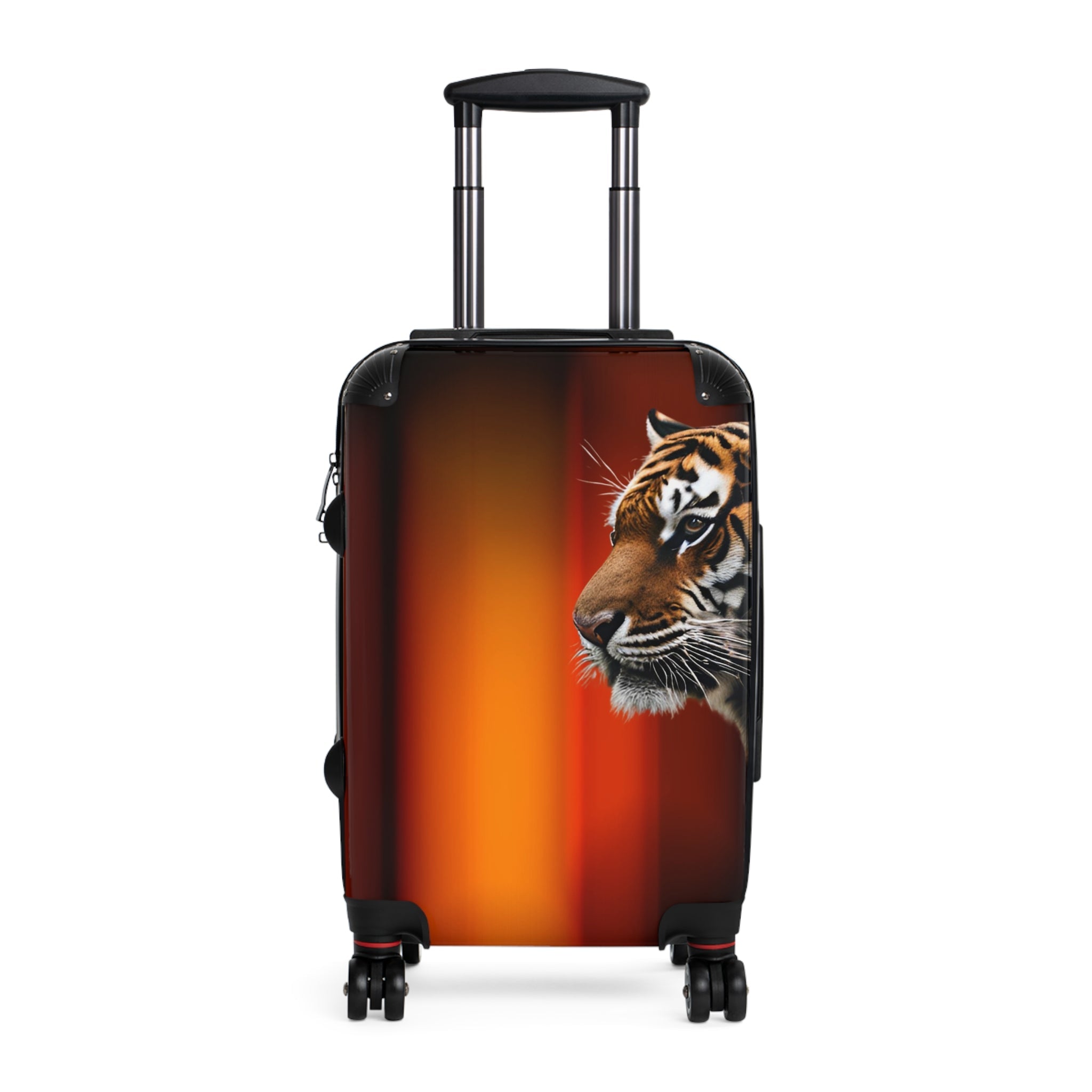 Tiger Print Suitcase - Stylish Travel Luggage for Adventurers - Bags, Suitcases - EpiAl's Shop