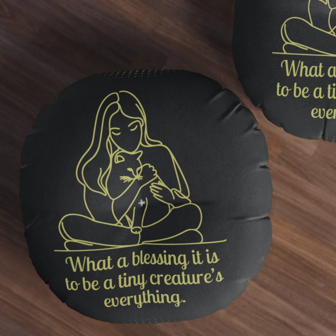 Tiny Creature Tufted Floor Pillow, Round - Decor, Home, Pillows - EpiAl's Shop