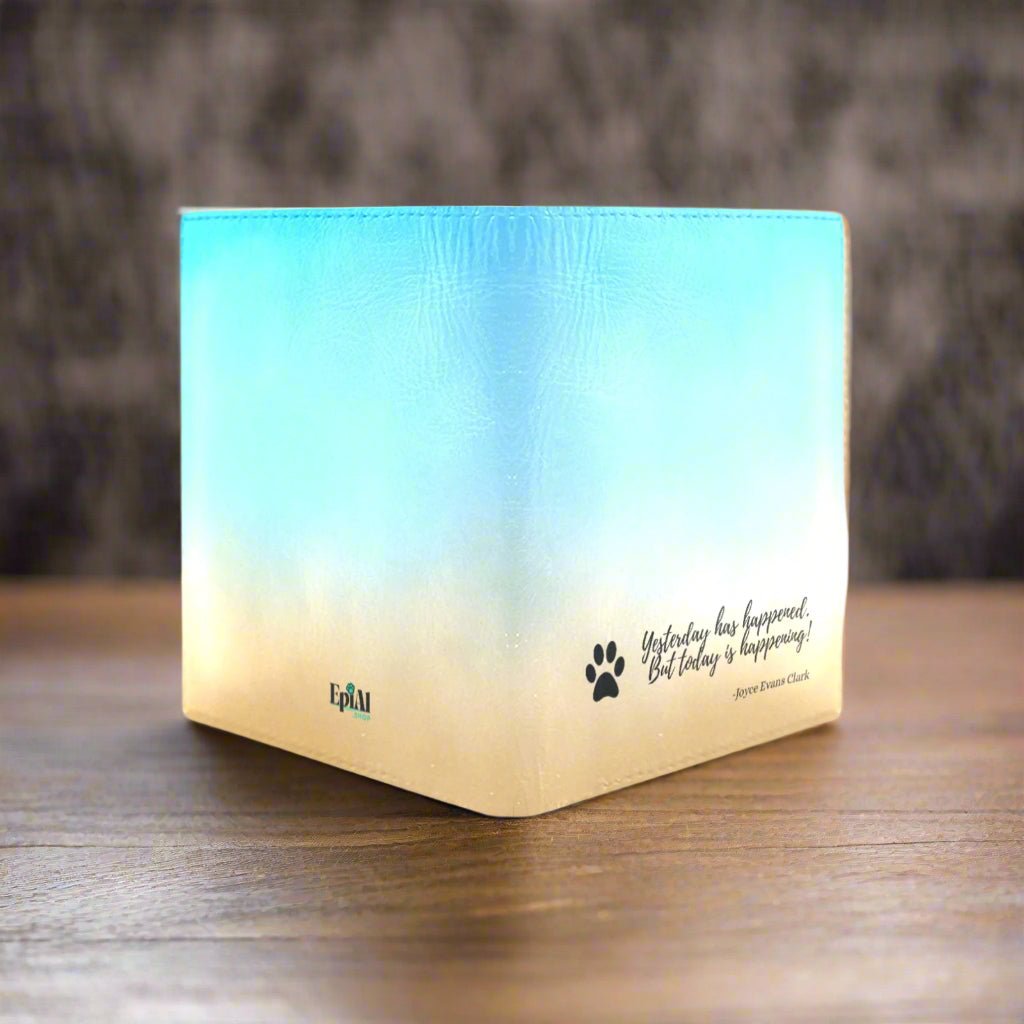 Today is Happening Faux Leather Wallet - Bags, Wallet - EpiAl's Shop