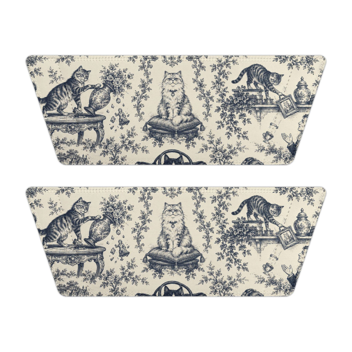 Toile Cats Slide Sandals (Removal Straps) - Shoes, Sandals - EpiAl's Shop