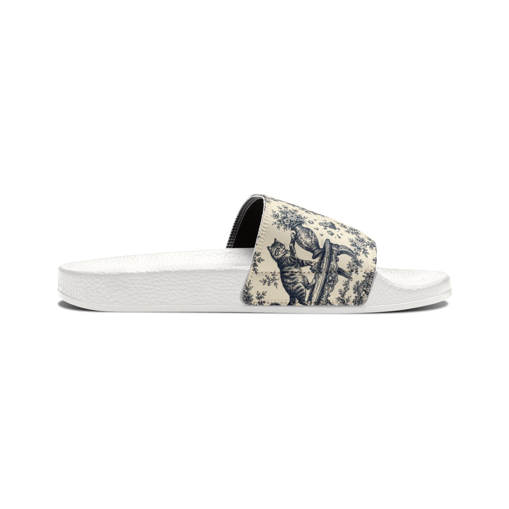 Toile Cats Slide Sandals (Removal Straps) - Shoes, Sandals - EpiAl's Shop