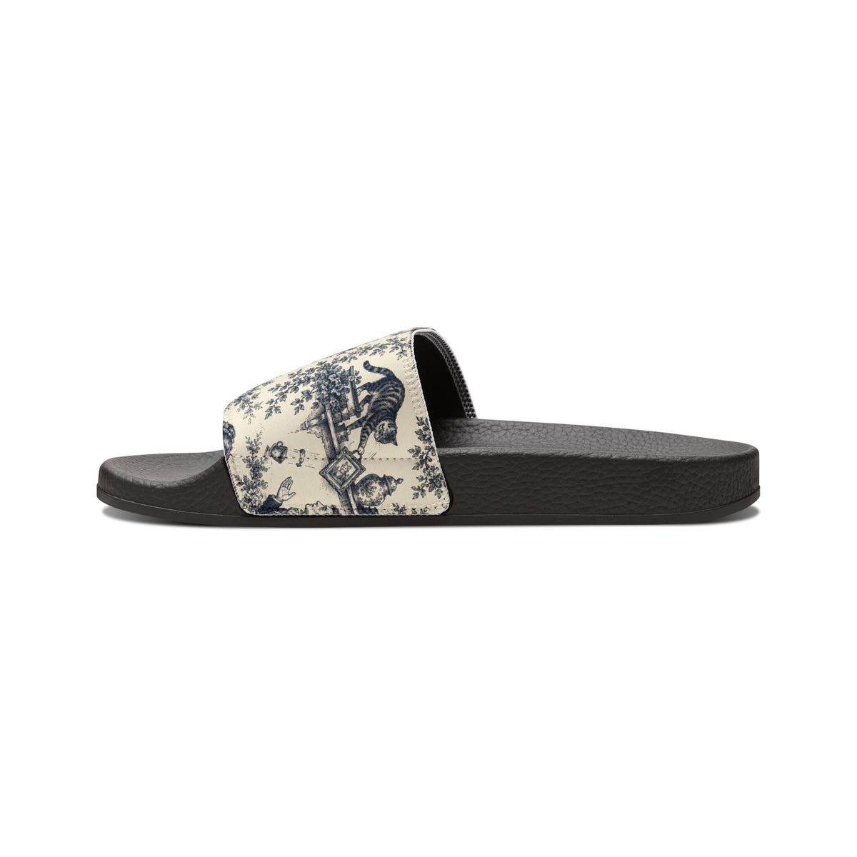Toile Cats Slide Sandals (Removal Straps) - Shoes, Sandals - EpiAl's Shop