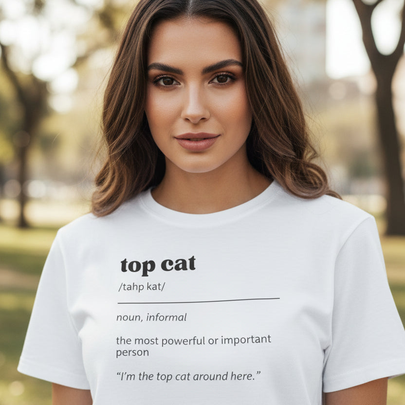 Top Cat Definition Women's Softstyle Tee - T - Shirt - Epileptic Al’s Shop