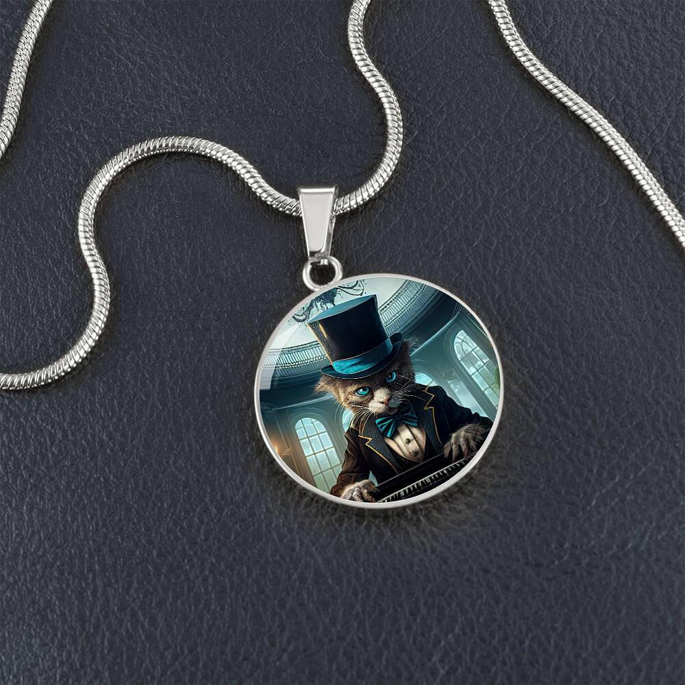 Top Hat Cat Necklace - Jewelry - Epileptic Al’s Shop