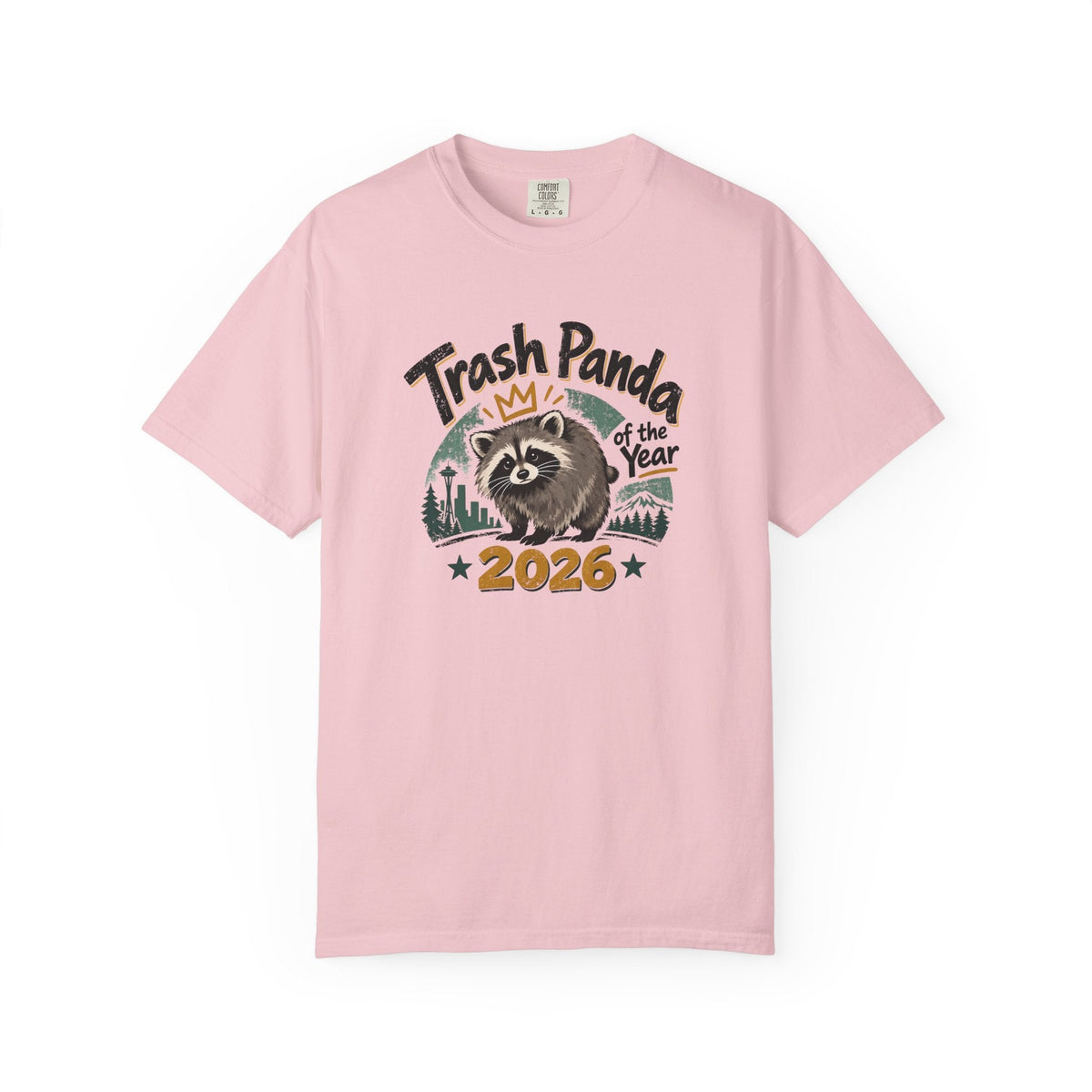 Trash Panda of the Year 2026 Garment-Dyed T-Shirt | Jimothy-Inspired Raccoon Tee - Clothing, Unisex, T-Shirts - EpiAl's Shop