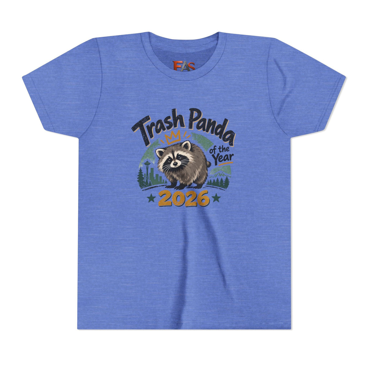 Trash Panda of the Year 2026 Youth T-Shirt | Jimothy-Inspired Raccoon Tee - Clothing, Youth, Unisex, T-Shirt - EpiAl's Shop