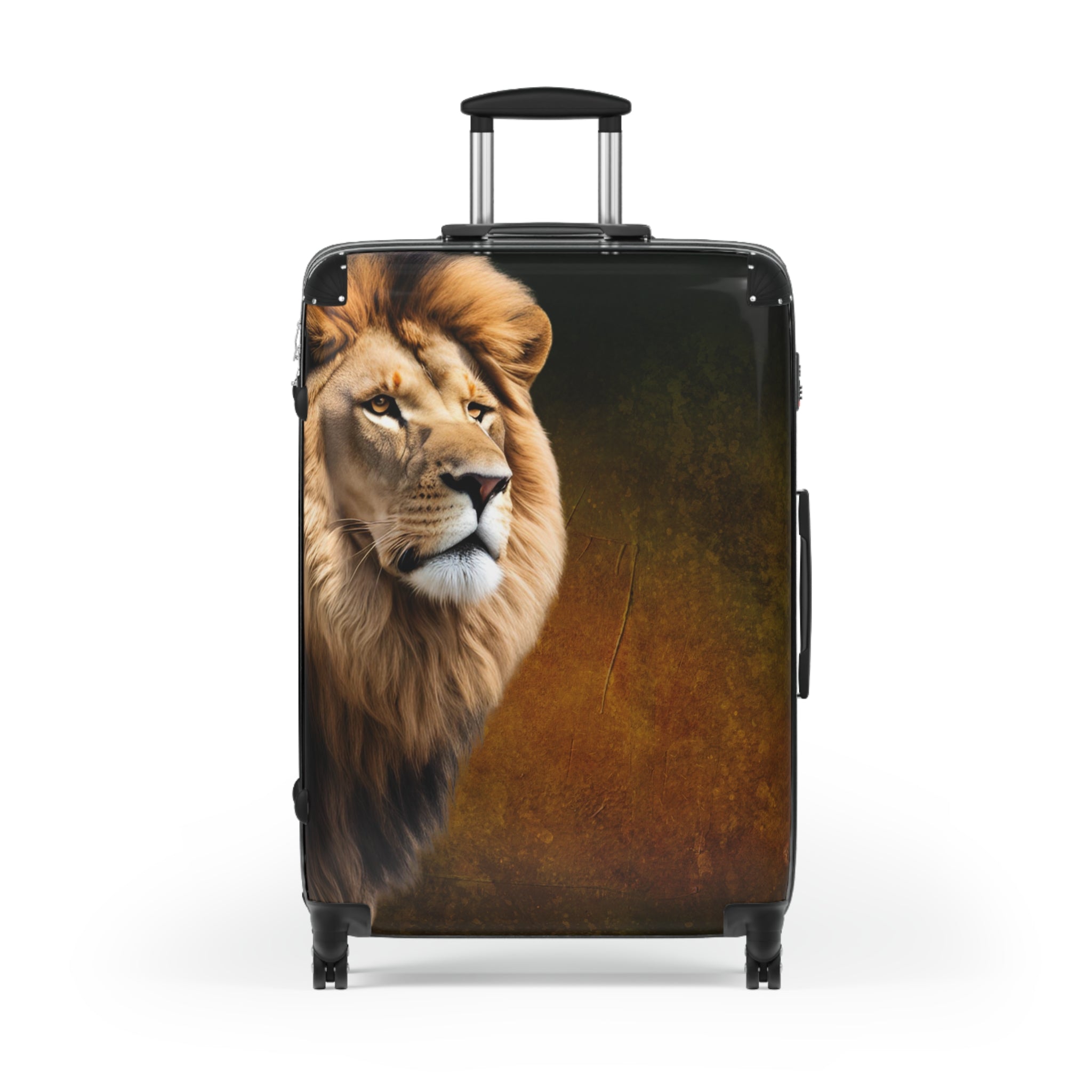 Travel Roaring Lion Suitcase - Stylish Luggage for Adventurers - Bags, Suitcases - EpiAl's Shop