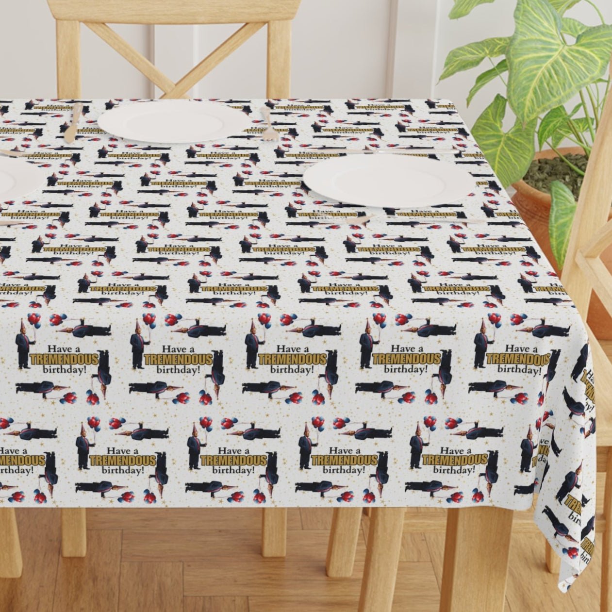 Tremendous Trump Birthday Modern Tablecloth - Decor, Dining, Table Decor - EpiAl's Shop