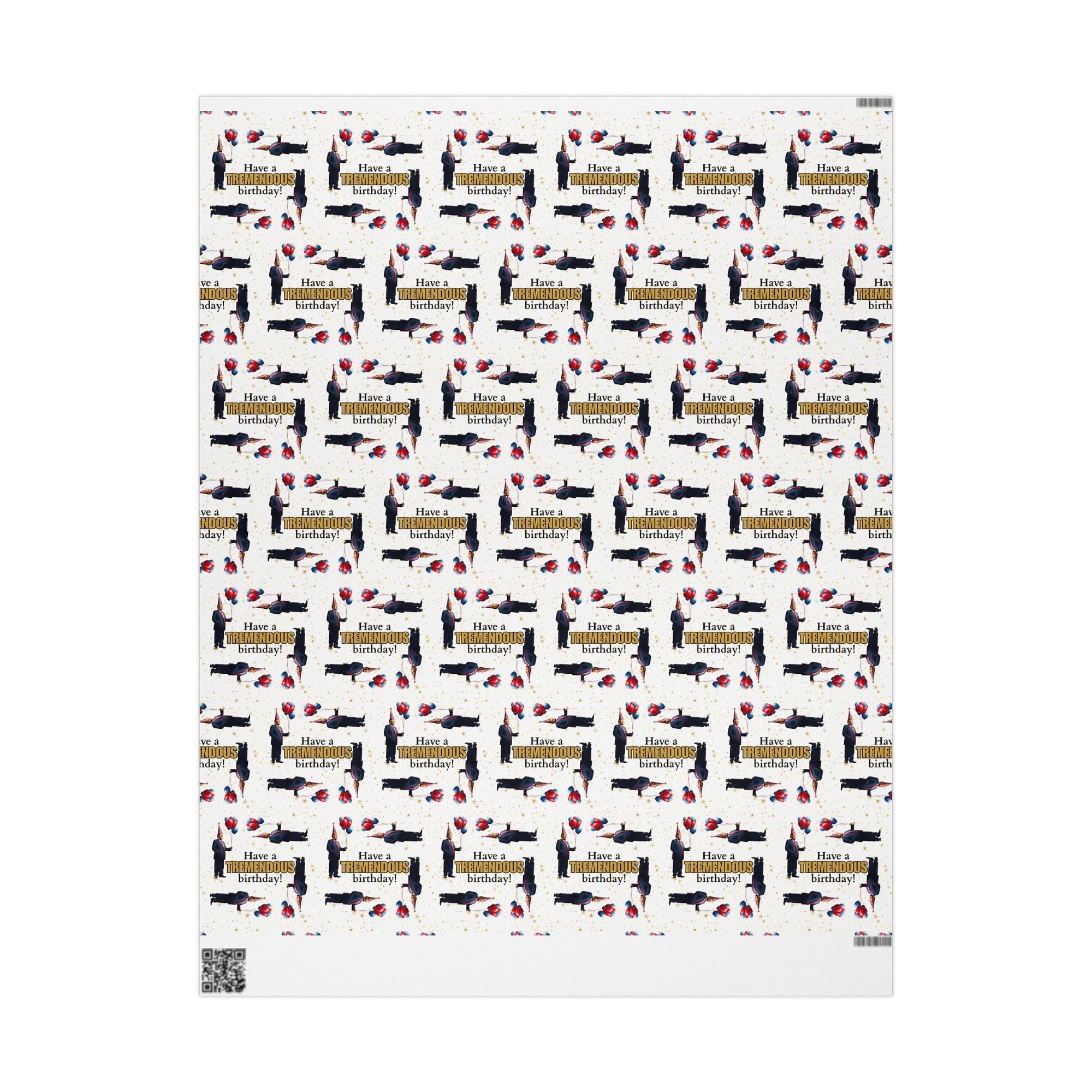 Tremendous Trump Birthday Wrapping Paper - Paper Products, Gift Wrapping Paper - EpiAl's Shop
