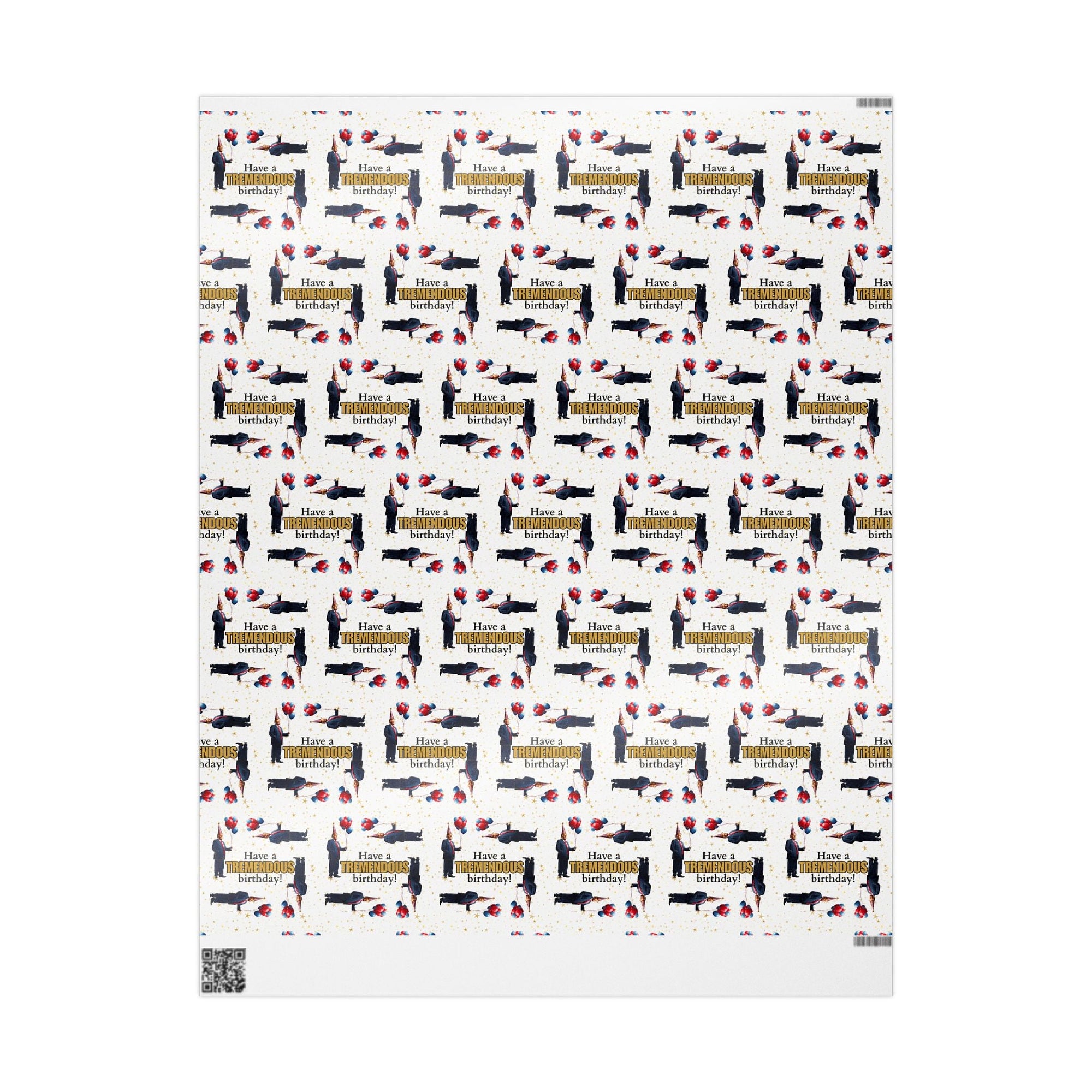 Tremendous Trump Birthday Wrapping Paper - Paper Products, Gift Wrapping Paper - EpiAl's Shop