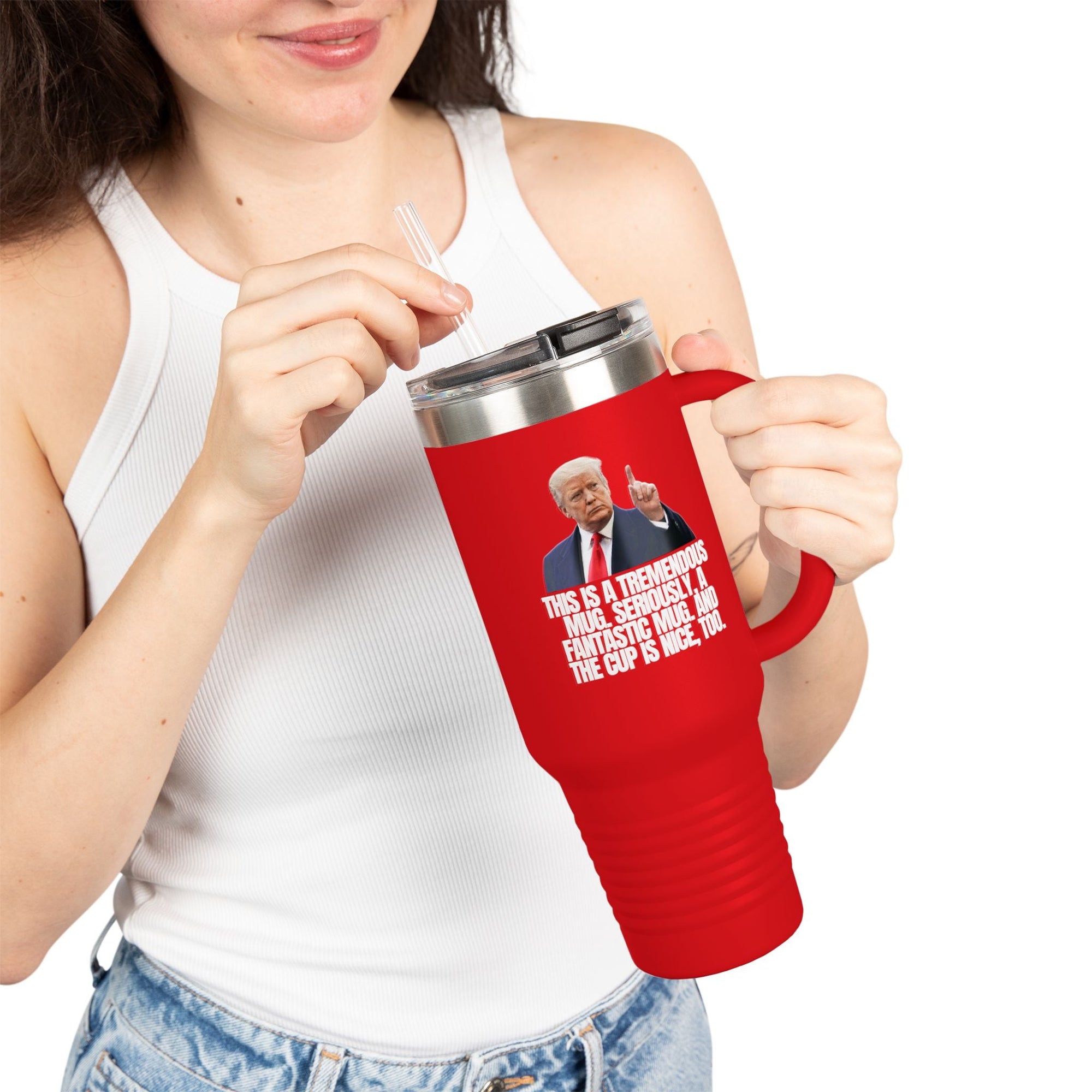 Tremendous Trump - Inspired Mug, 40oz - Drinkware, Travel Mugs - EpiAl's Shop