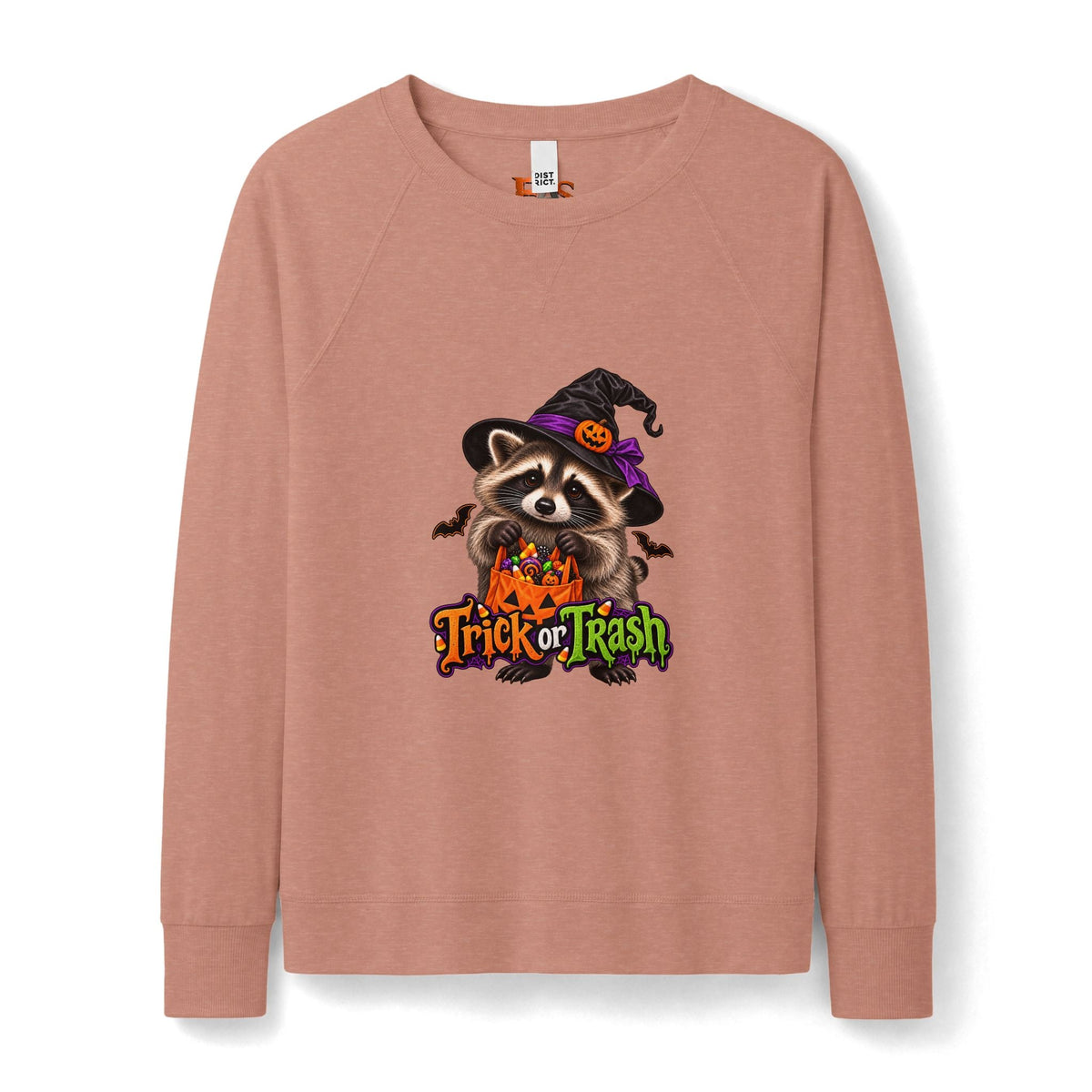 Trick or Trash Jimothy Raccoon Lightweight French Terry Sweatshirt - Clothing, Women, Sweatshirts - EpiAl's Shop