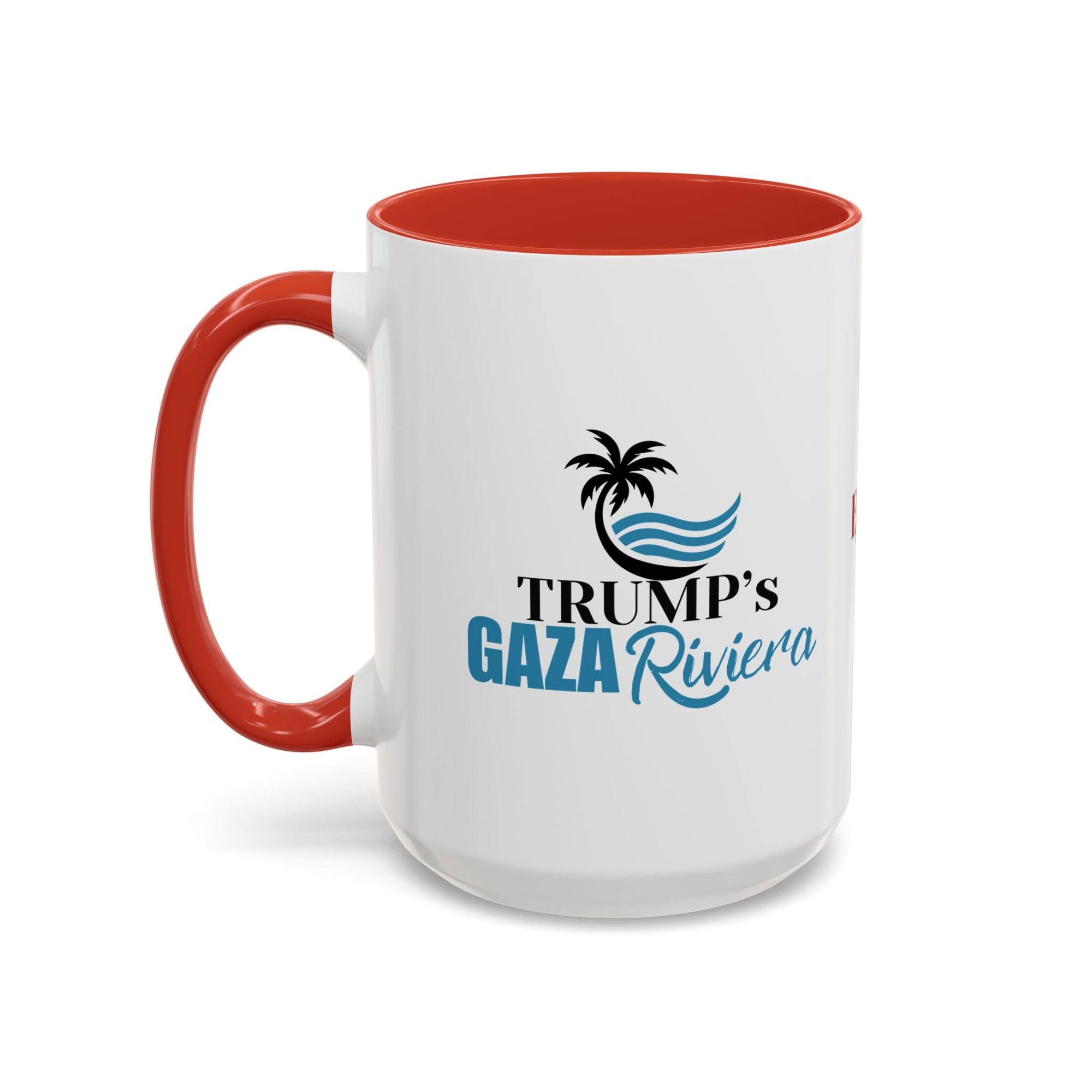 Tropical Trump’s Gaza Riviera Accent Coffee Mug - 11 & 15oz - Drinkware, Coffee Mugs - EpiAl's Shop