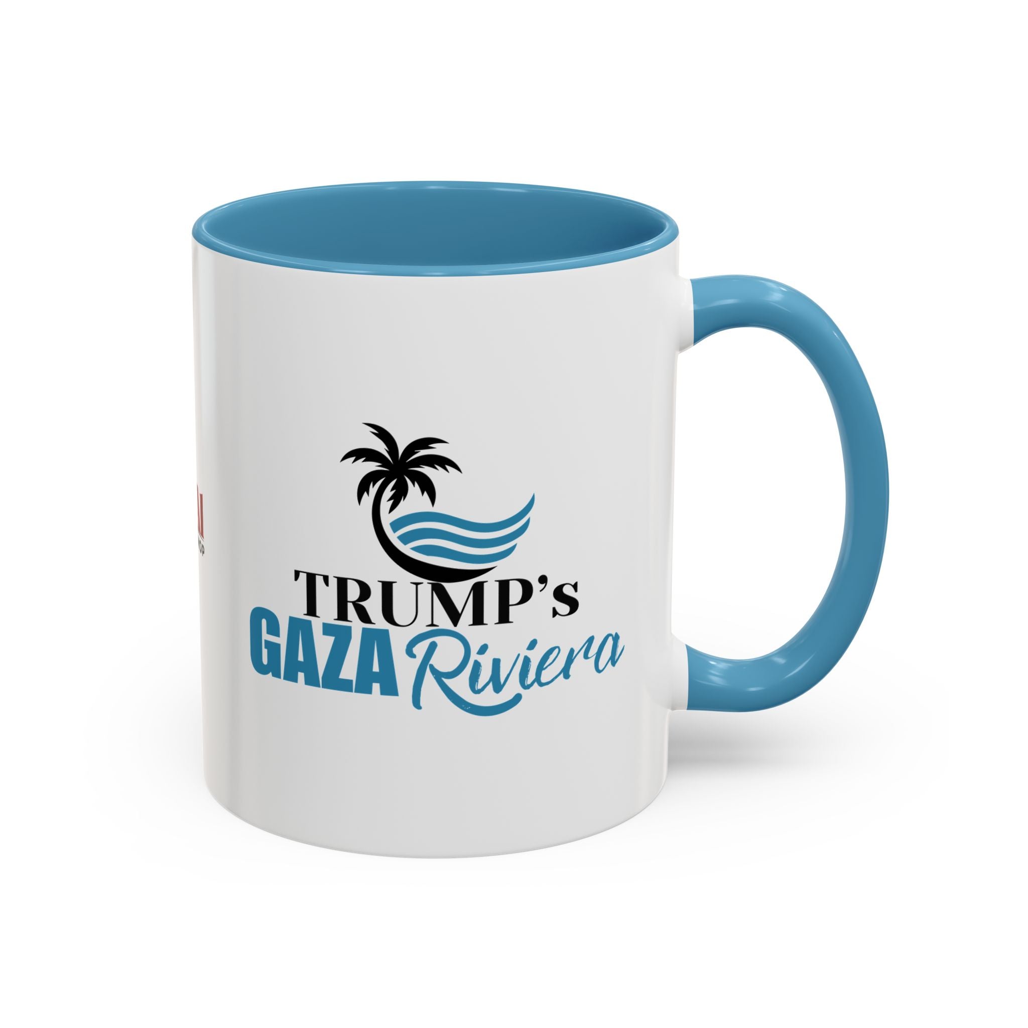 Tropical Trump’s Gaza Riviera Accent Coffee Mug - 11 & 15oz - Drinkware, Coffee Mugs - EpiAl's Shop