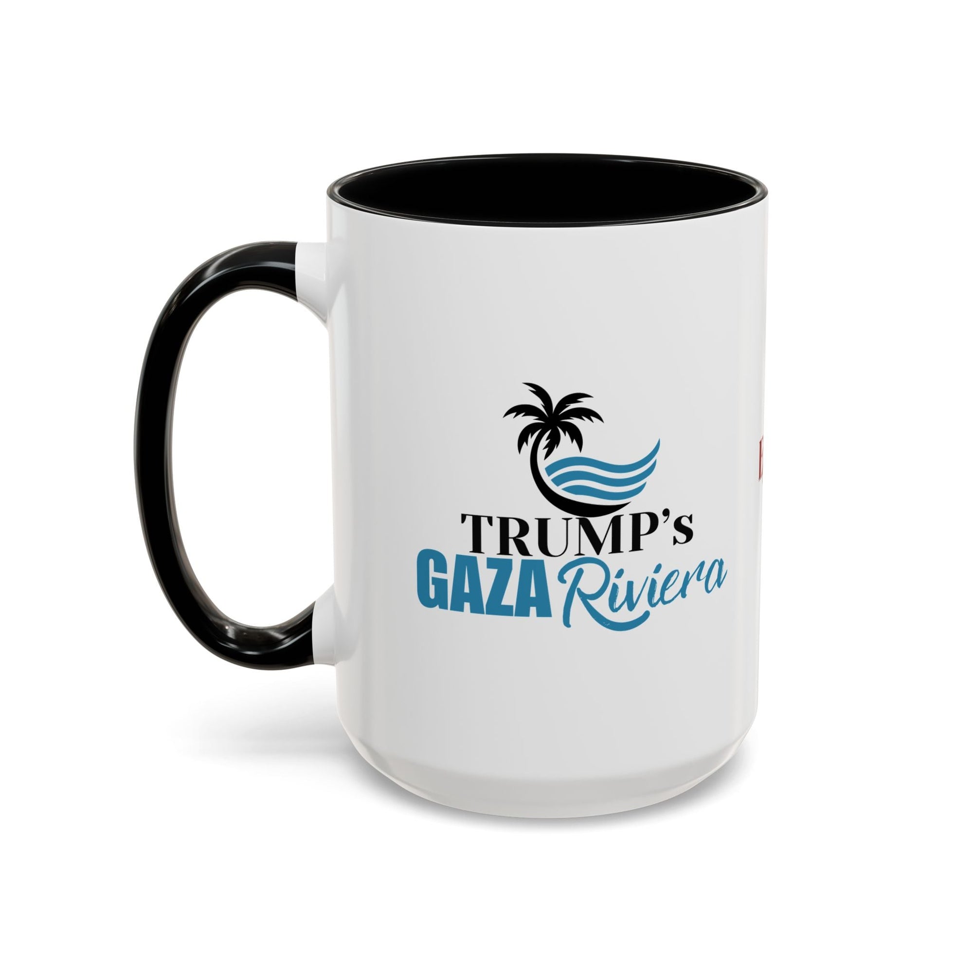 Tropical Trump’s Gaza Riviera Accent Coffee Mug - 11 & 15oz - Drinkware, Coffee Mugs - EpiAl's Shop