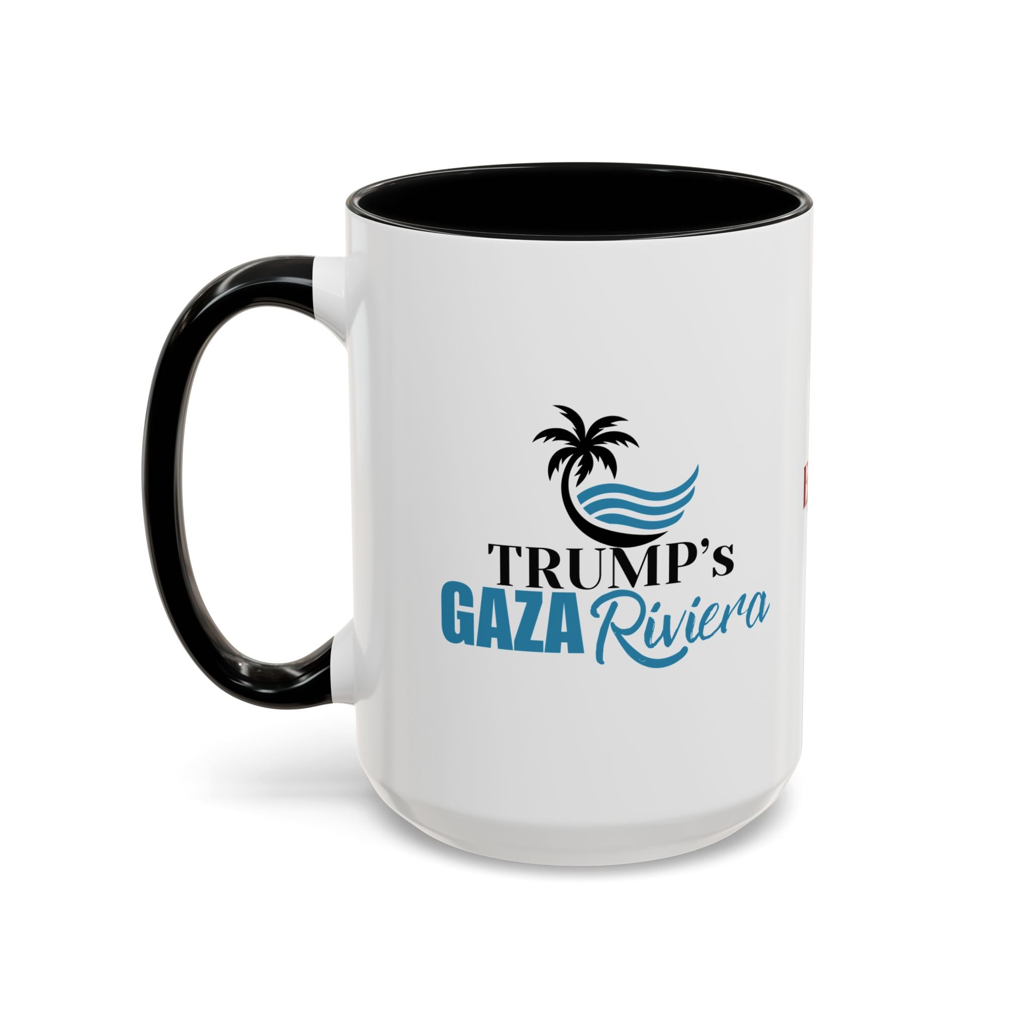 Tropical Trump’s Gaza Riviera Accent Coffee Mug - 11 & 15oz - Drinkware, Coffee Mugs - EpiAl's Shop