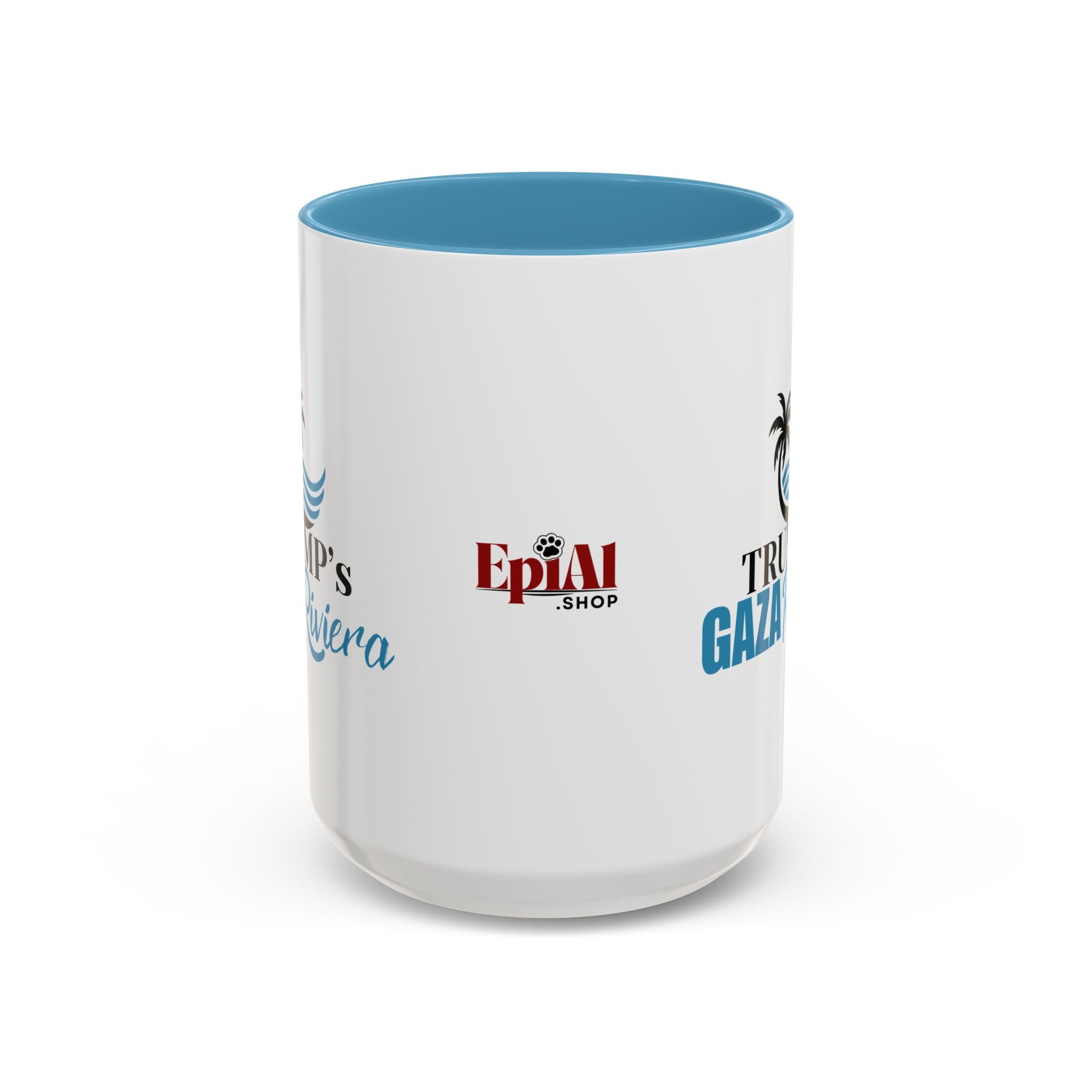 Tropical Trump’s Gaza Riviera Accent Coffee Mug - 11 & 15oz - Drinkware, Coffee Mugs - EpiAl's Shop