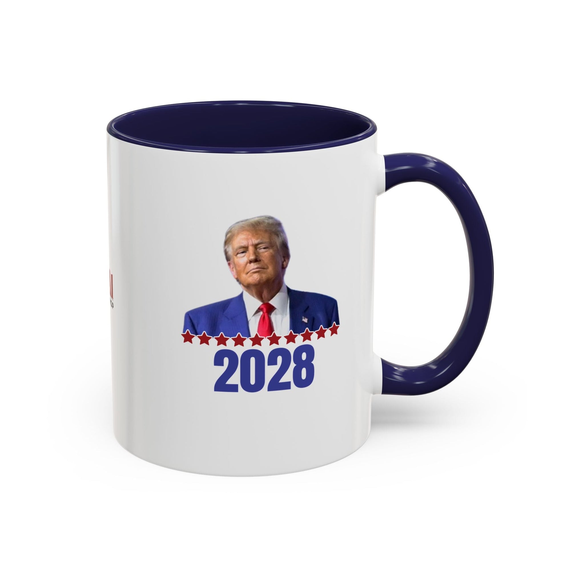 Trump 2028 Accent Coffee Mug - Ceramic Mug for Political Enthusiasts - Drinkware, Coffee Mugs - EpiAl's Shop