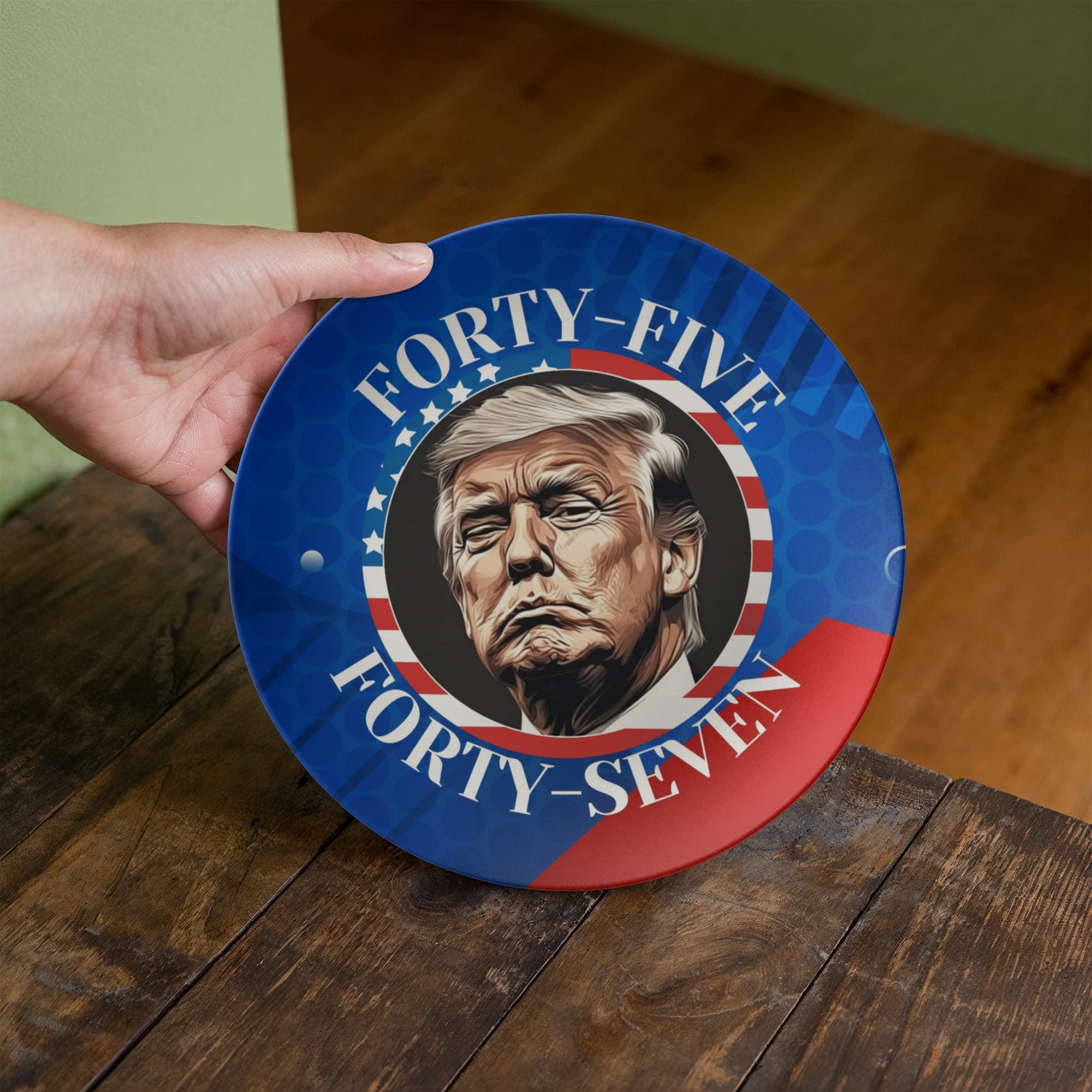 Trump 45 47 Collectible Dinner Plate - Decor, Kitchen & Dining, Plates - EpiAl's Shop