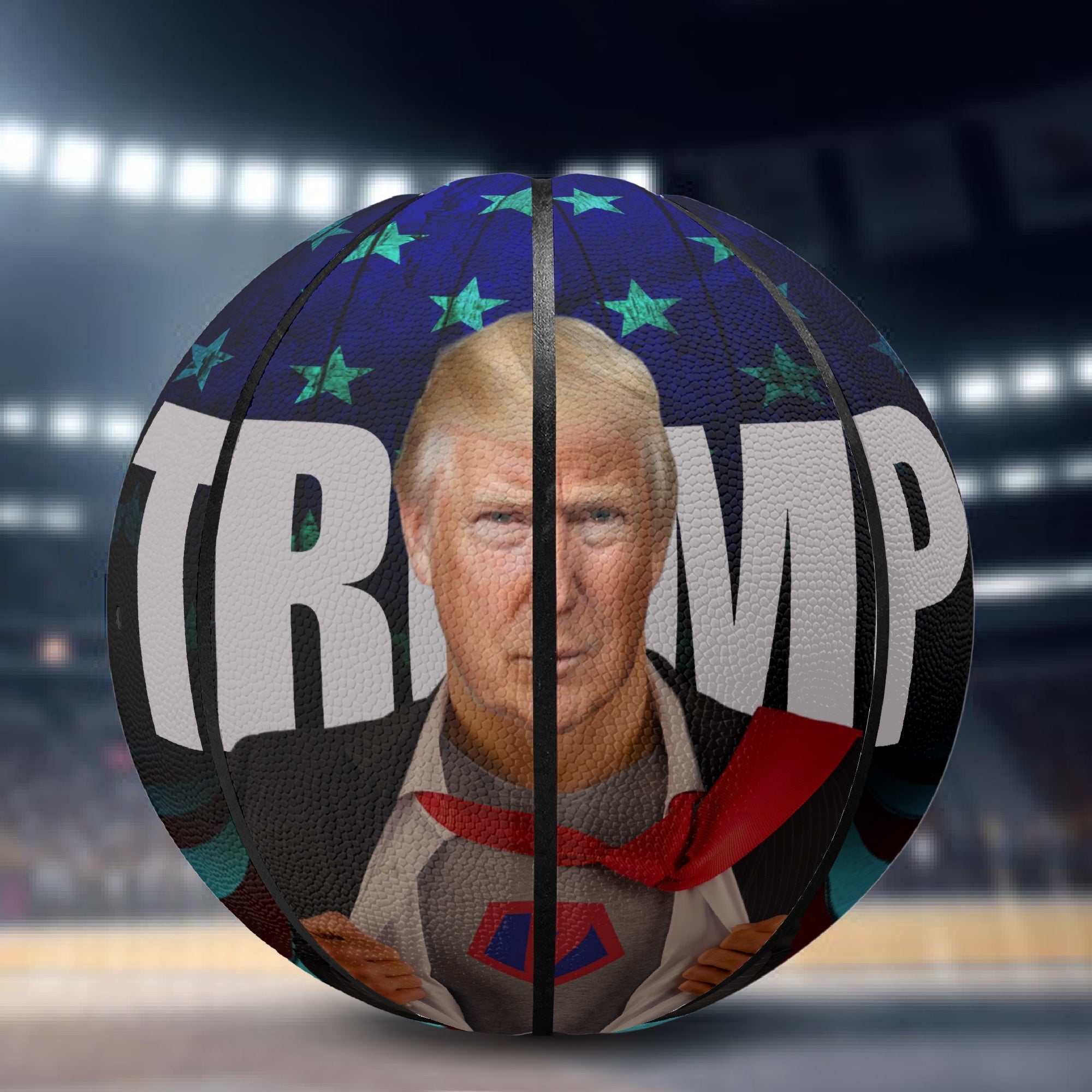 Trump 47 Basketball - Four Panel Printed - Toys & Games, Basketballs - EpiAl's Shop