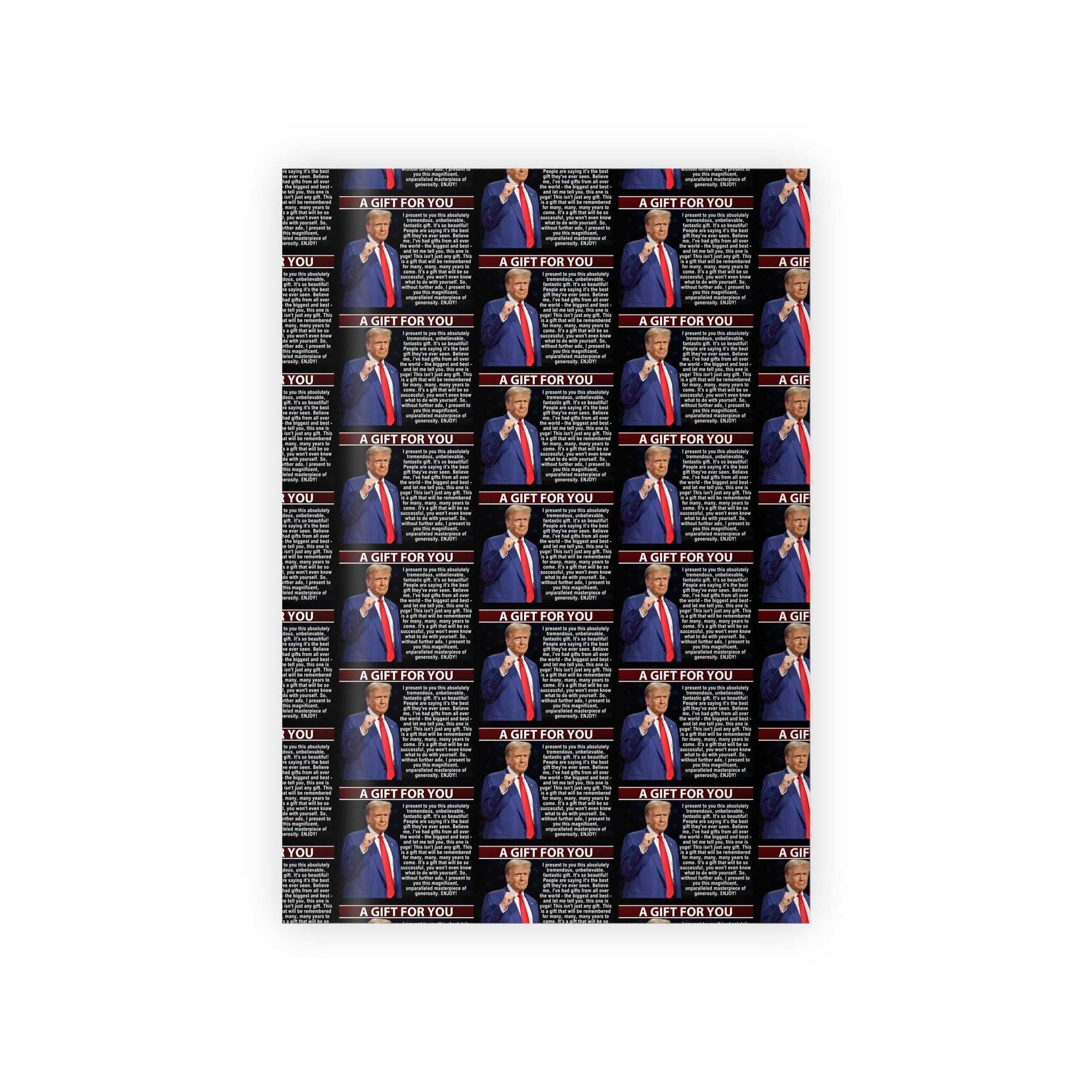 Trump All Occasion Gift Wrapping Paper Rolls, 1pc - Paper Products, Gift Wrapping Paper - EpiAl's Shop