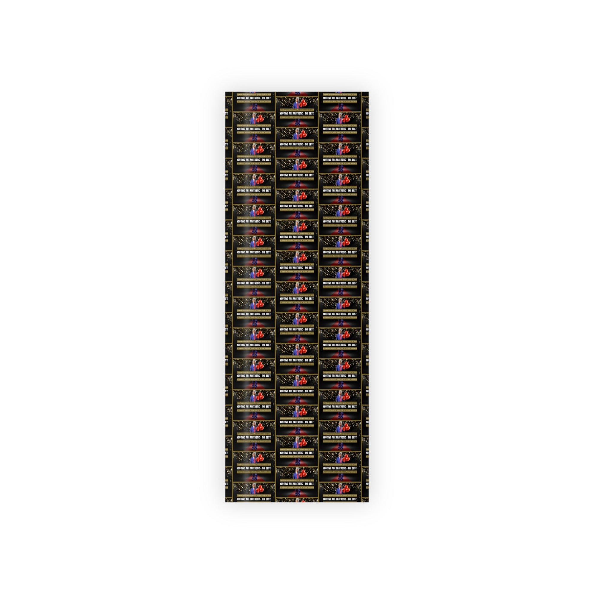 Trump Anniversary Best Wishes Gift Wrapping Paper Rolls, 1pc - Paper Products, Gift Wrapping Paper - EpiAl's Shop
