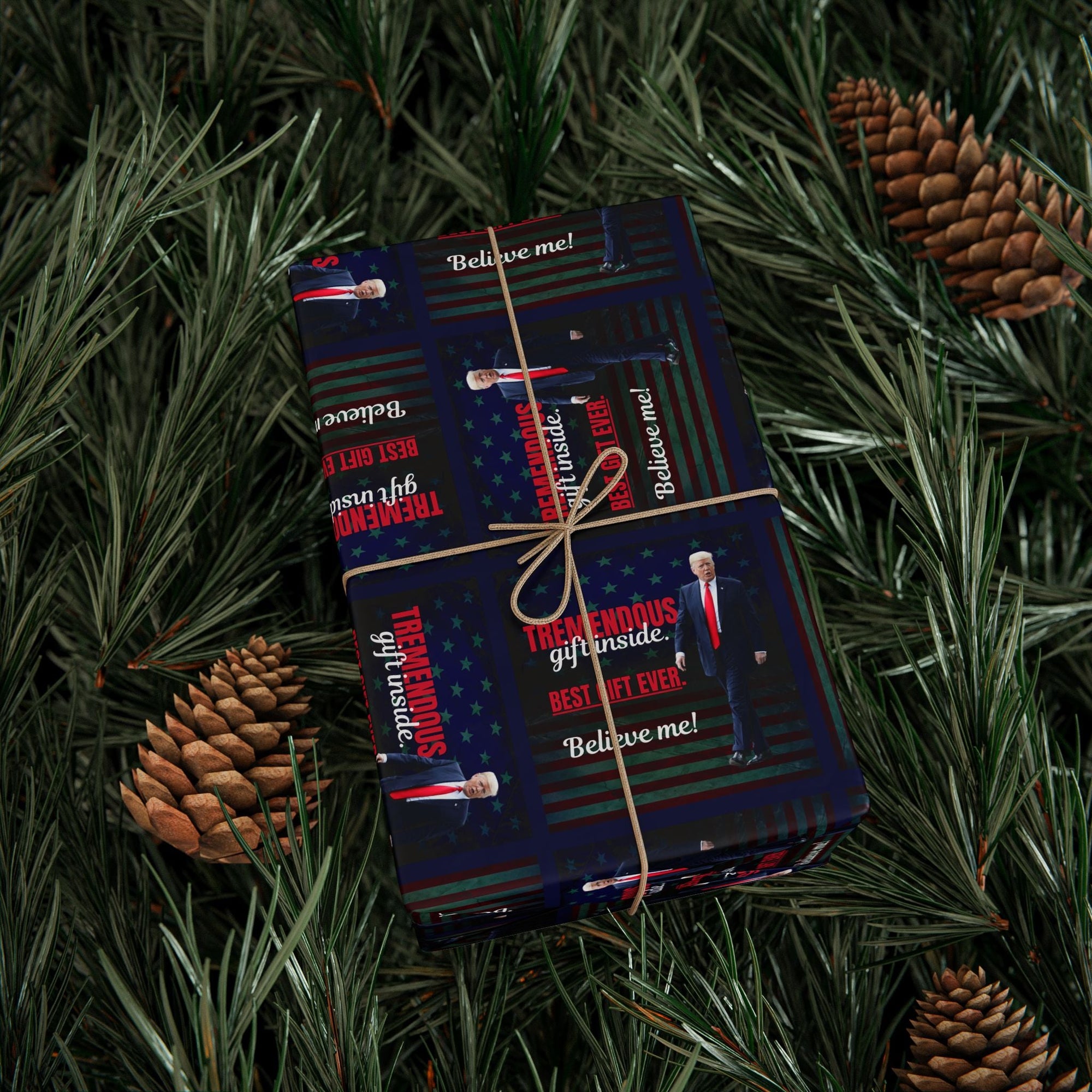 Trump Best Gift Ever Patterned Wrapping Paper - Paper Products, Gift Wrapping Paper - EpiAl's Shop